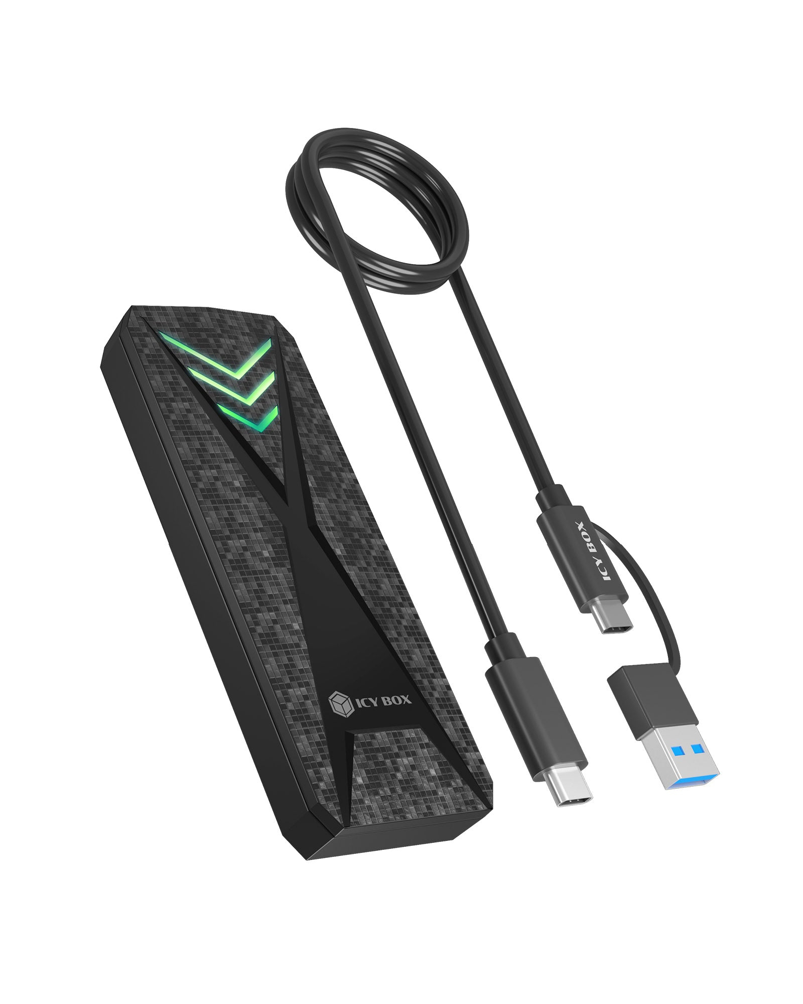Geh. IcyBox Spade Case 1805 NVMe M.2 USB 3.2 Gen 2 Type-C