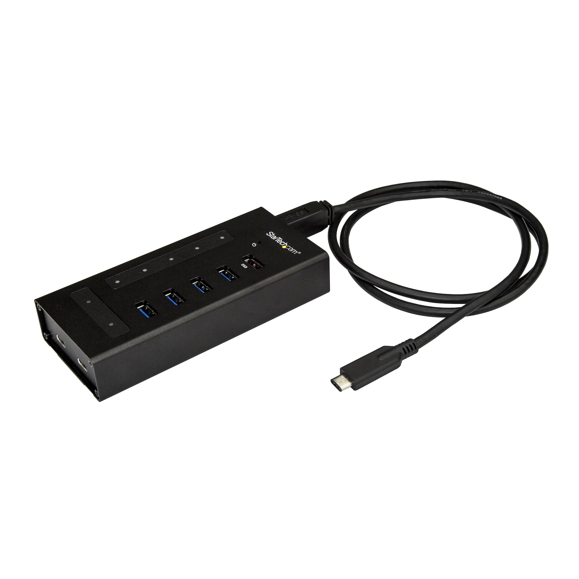 StarTech.com 7 Port USB-C Hub Schwarz