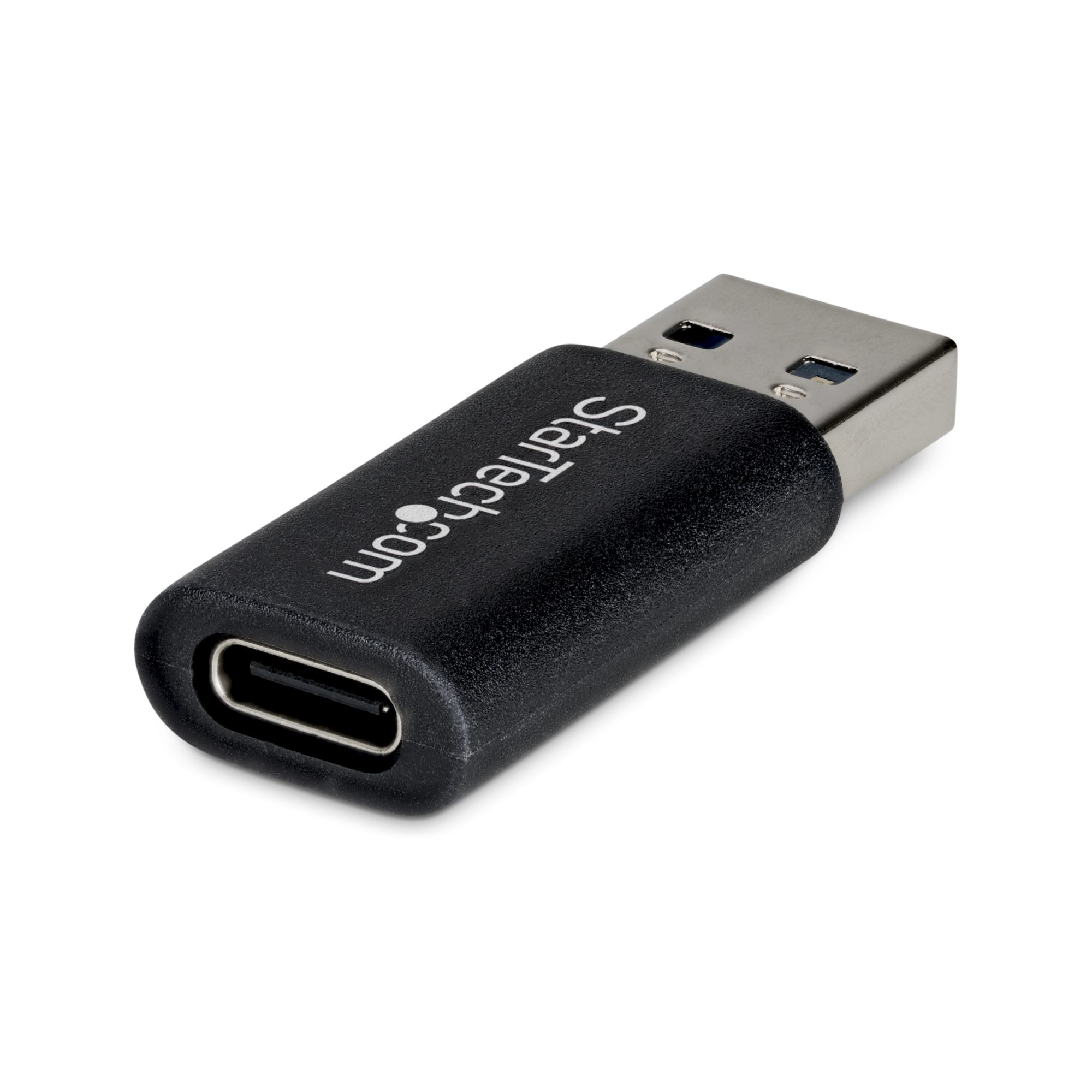StarTech.com USB-A zu USB-C Adapter 10Gbps 5V 900mA Schwarz