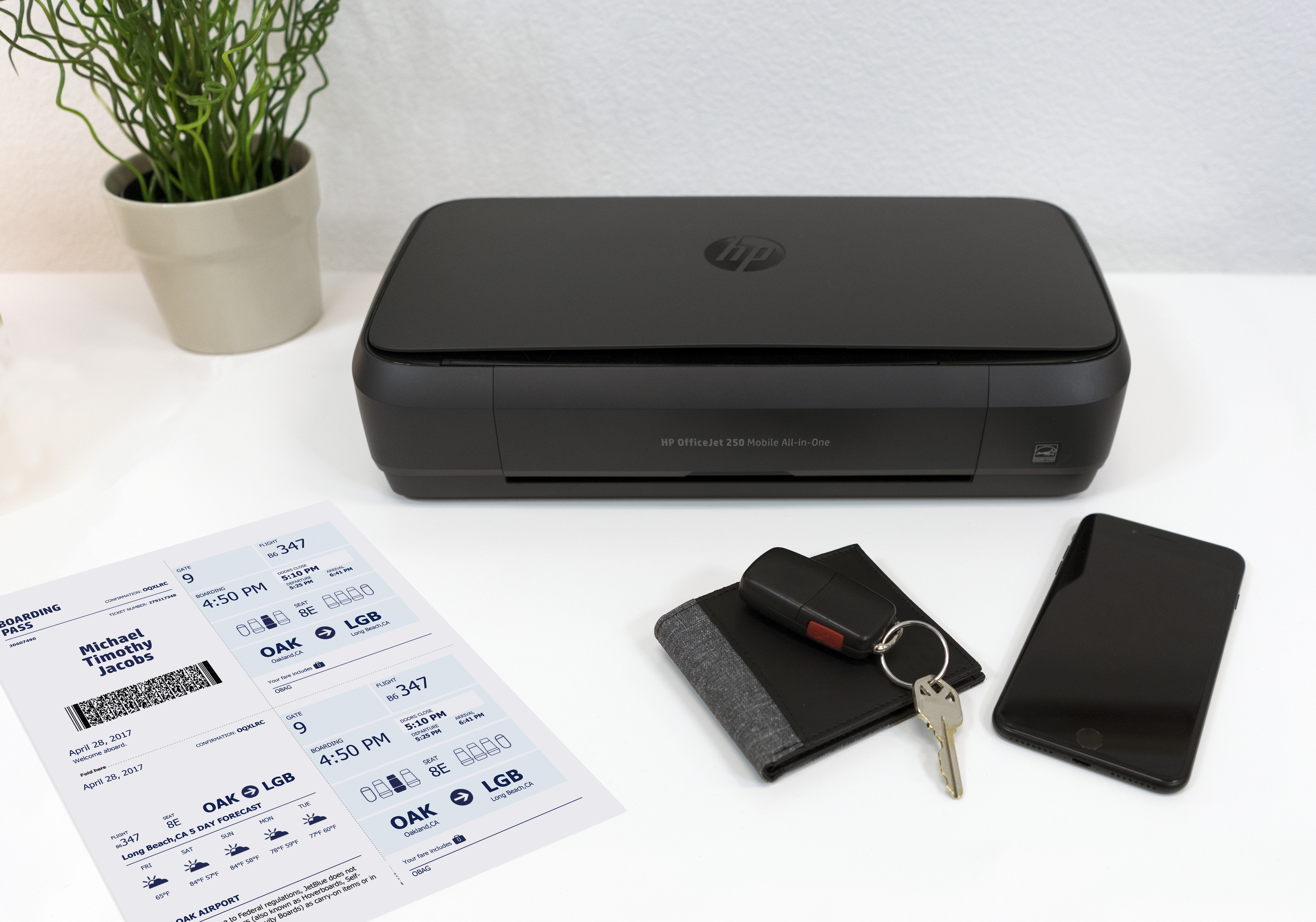 OfficeJet 250 Mobiler All-in-One-Drucker, Multifunktionsdrucker