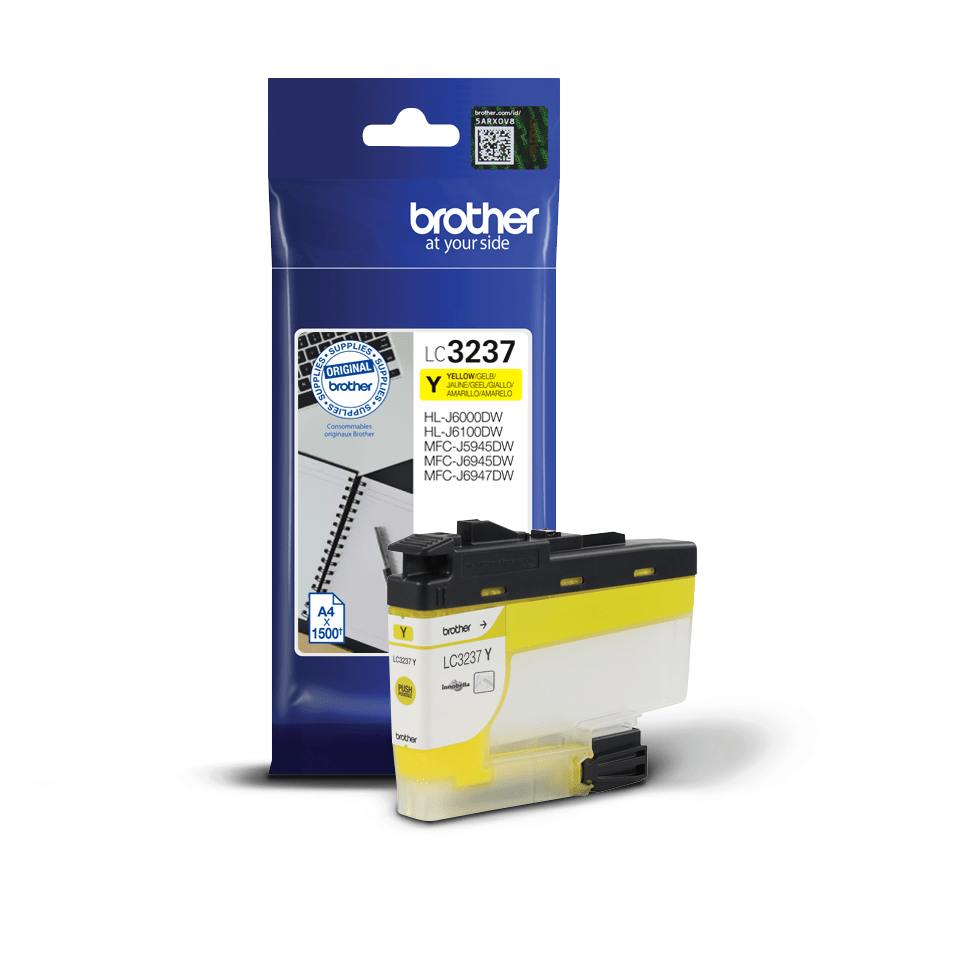 LC-3237Y INK CARTRIDGE YELLOW F/HL-J6000DW/J6100DW MFC-J5945DW