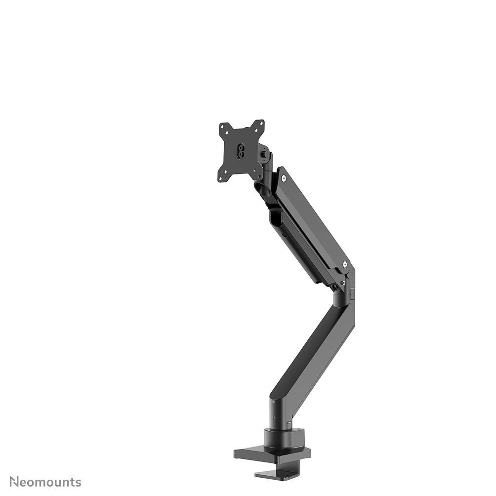 NEOMOUNTS Monitor Desk mount bis 124cm 49Zoll bis 18kg curved Bildschirm-Tischhalterung Durchführung Klemme neigbar pivot