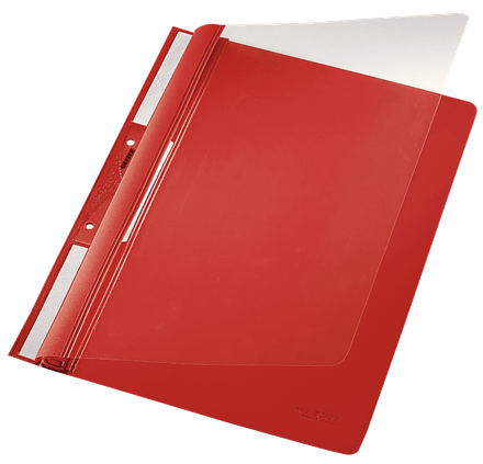 LEITZ Hängehefter Universal 4190 Kunststoff rot DIN A4 2x kaufmännische Heftung, 1 St.