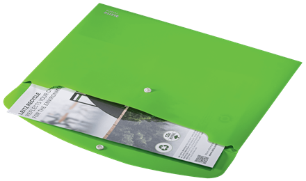 LEITZ Dokumententasche Recycle 4678 DIN A4 grün genarbt, 1 St.