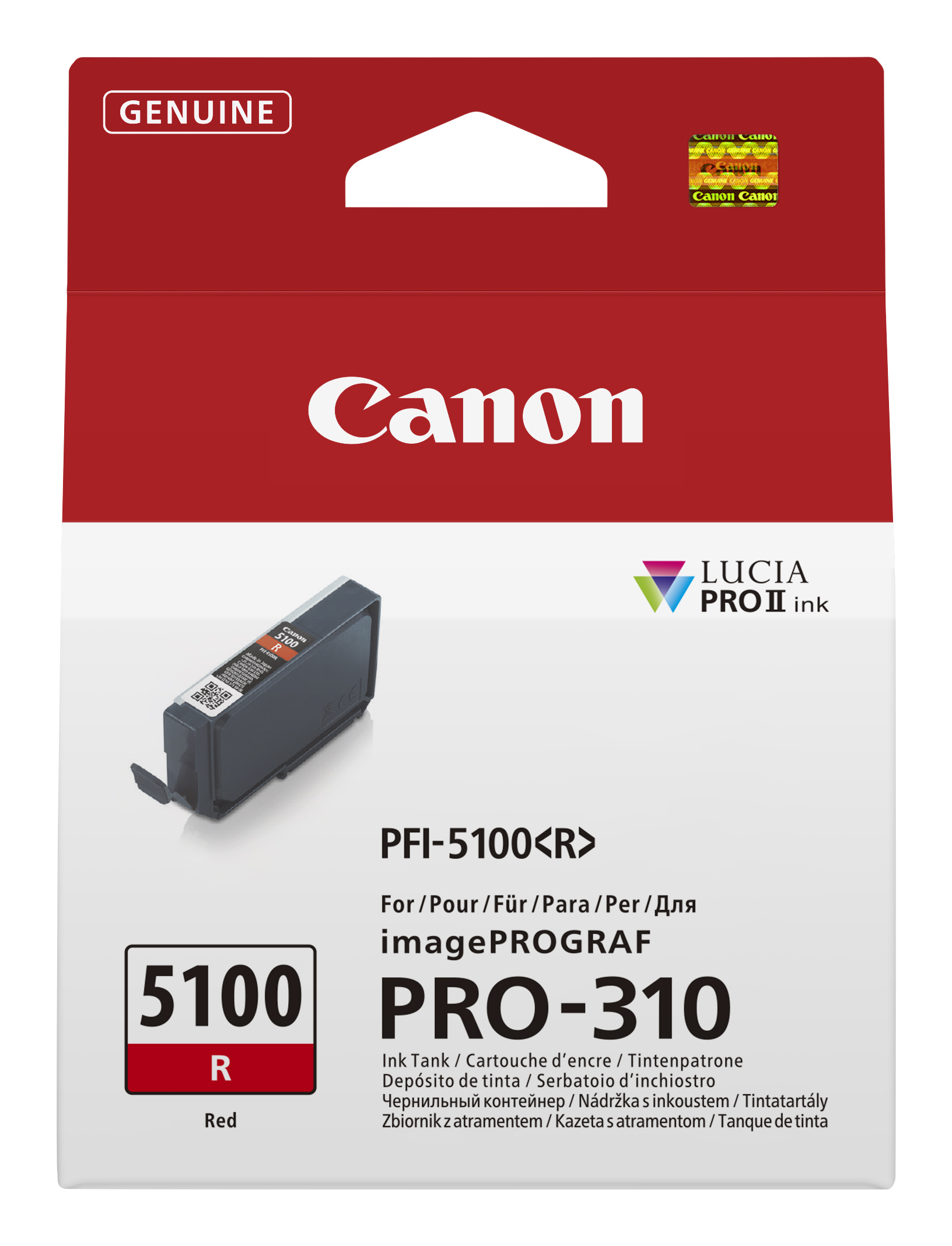 Canon PFI-5100 Rot rot Druckerpatrone