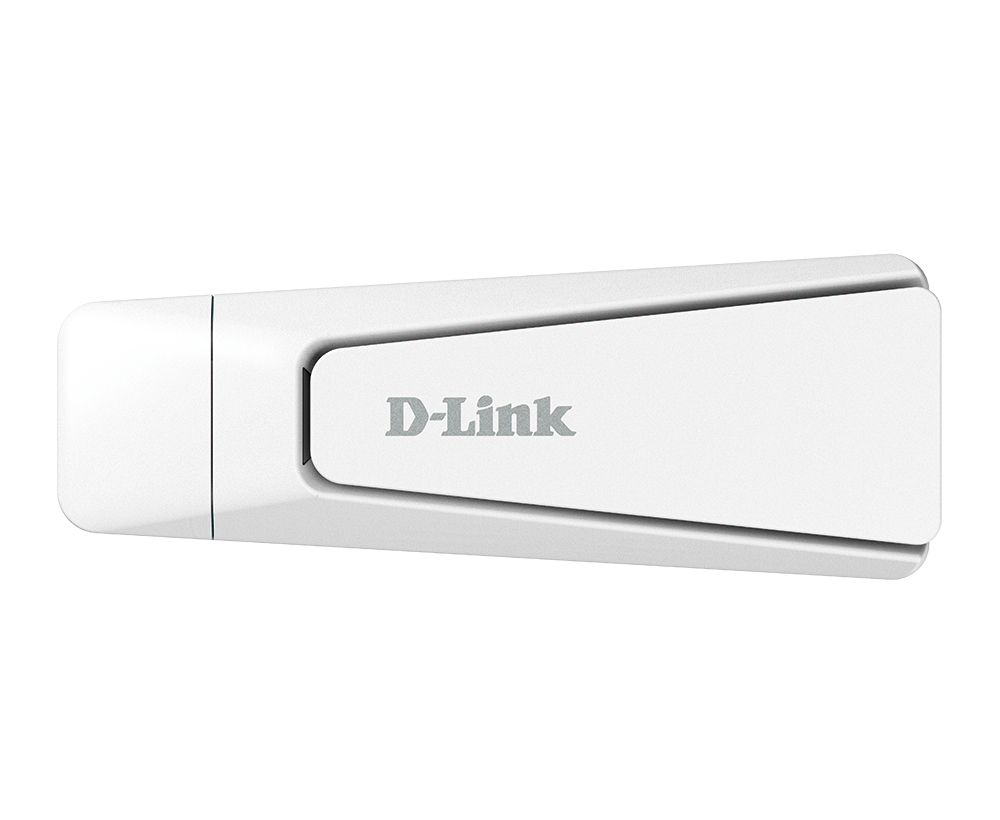 D-LINK AX18U Wi-Fi 6 USB Adapter AX1800 WPA3 bis 1200 Mbps (5 GHz) und 574 Mbps (2.4 GHz) OFDMA MU-MIMO