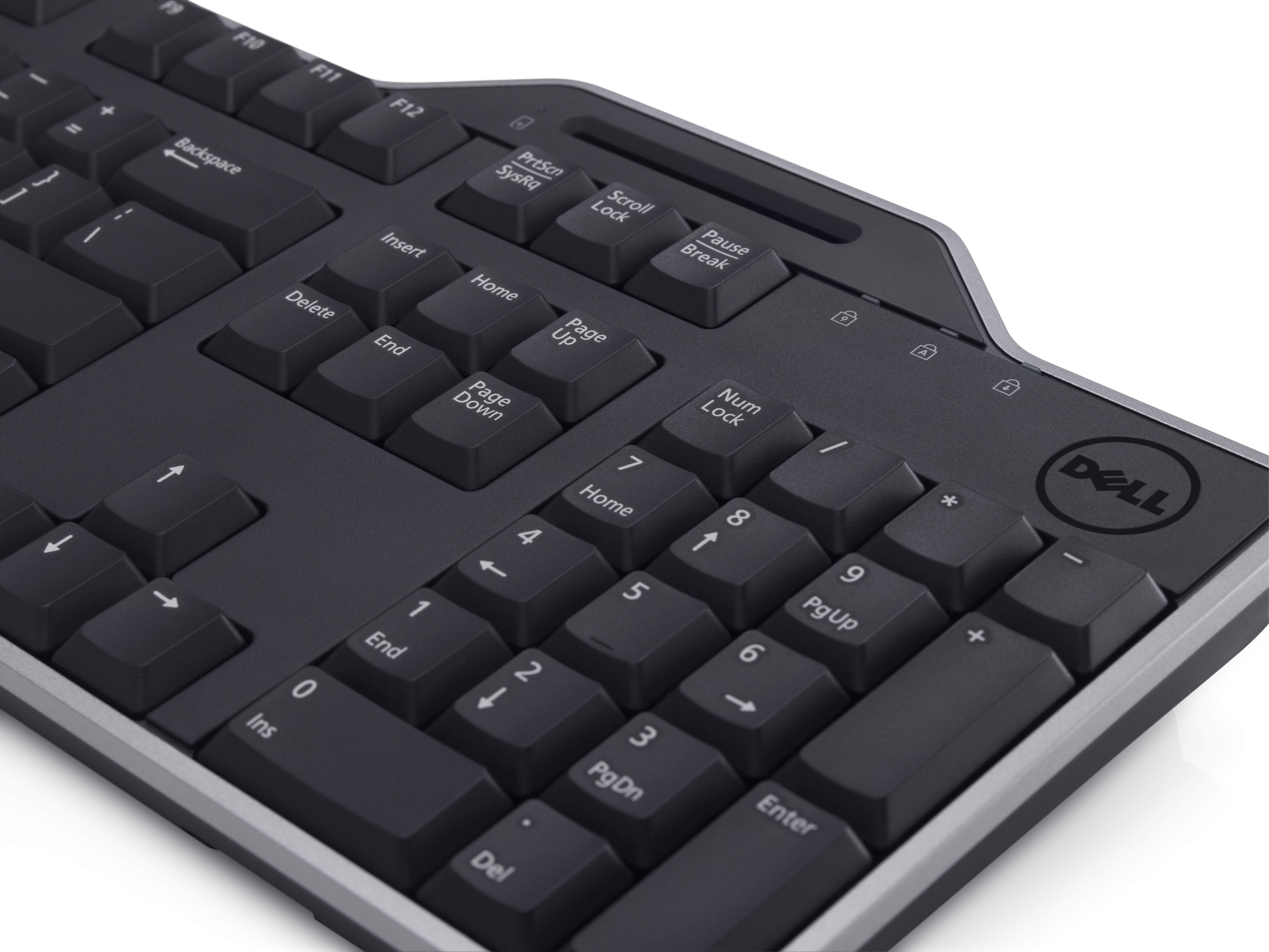 DELL KB-813 Smartcard Reader USB Keyboard Black