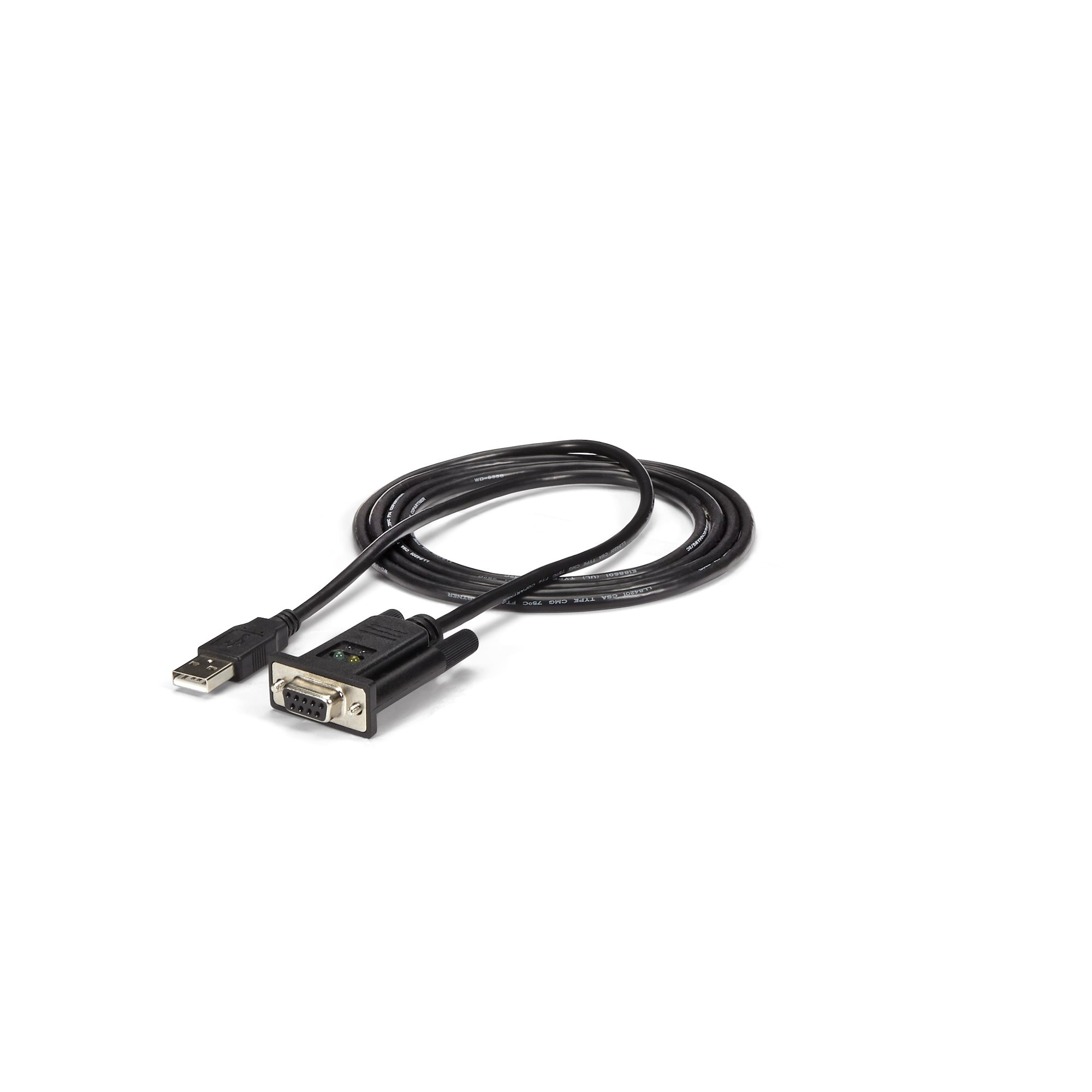 STARTECH.COM 1 Port USB to Null Modem RS232 DB9 Serial DCE Adapter Cable with FTDI