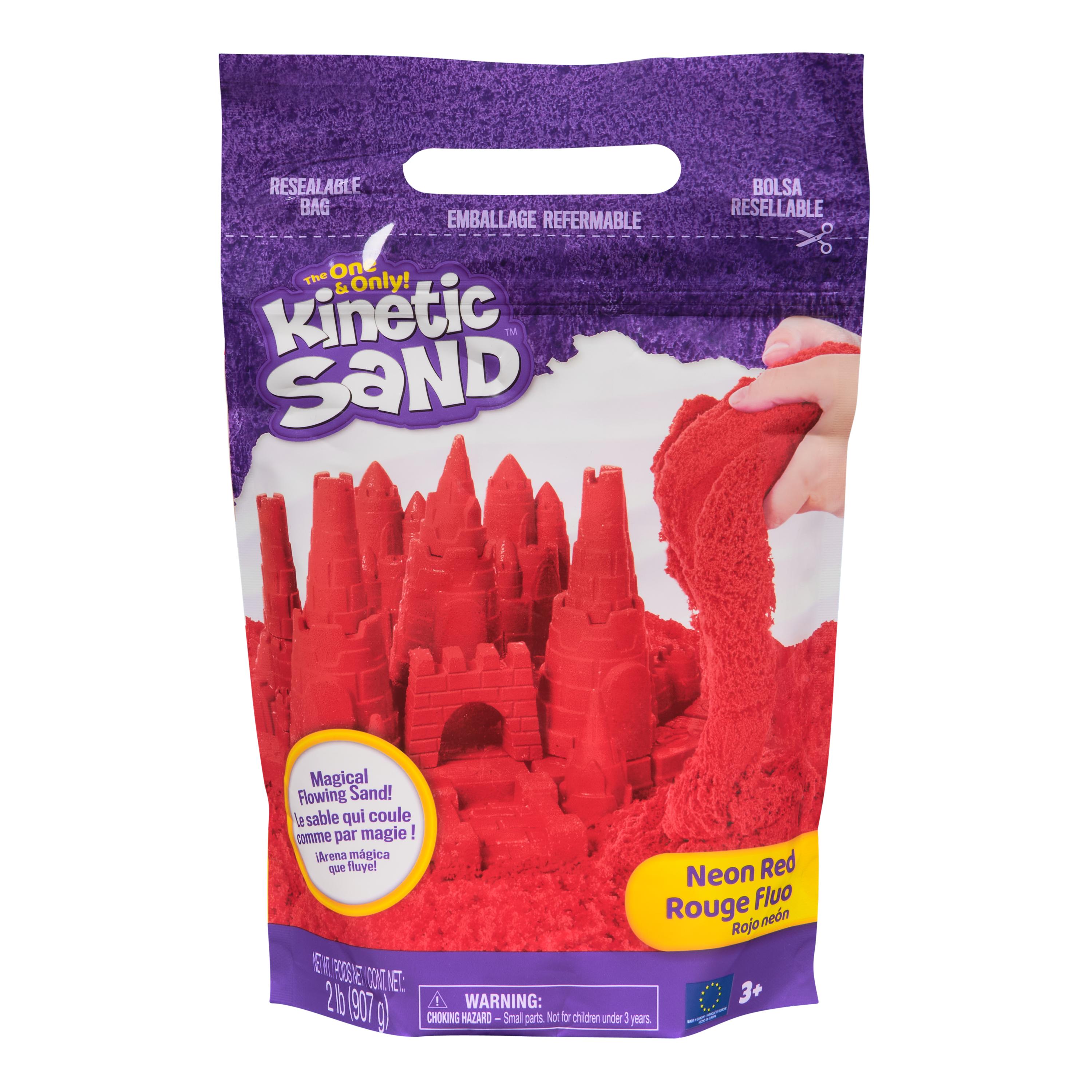 Kinetic Sand - Beutel rot, Spielsand