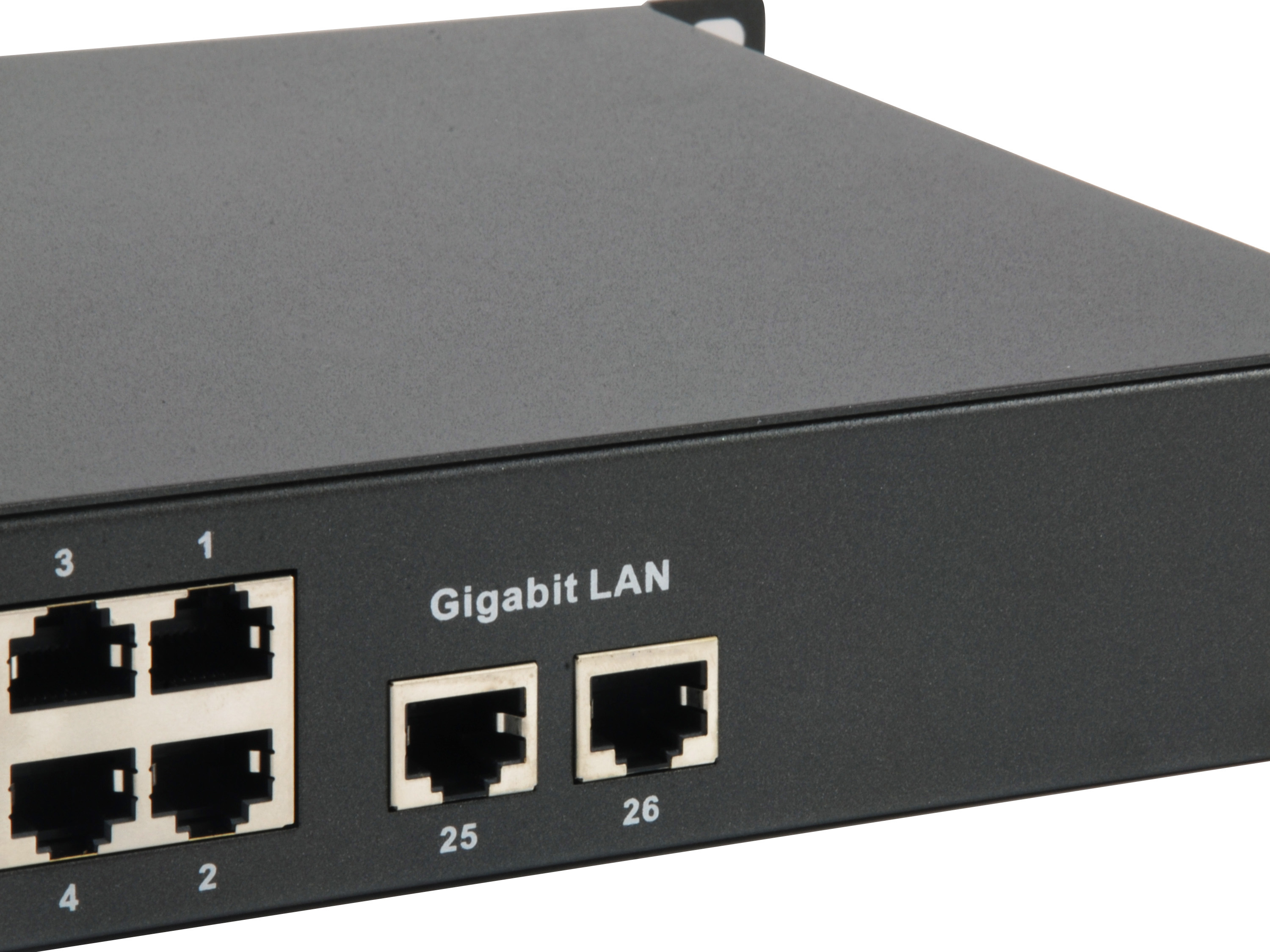 LevelOne PoE+Switch 24xFE PoE/2xGE 150W 19unmanaged Metall