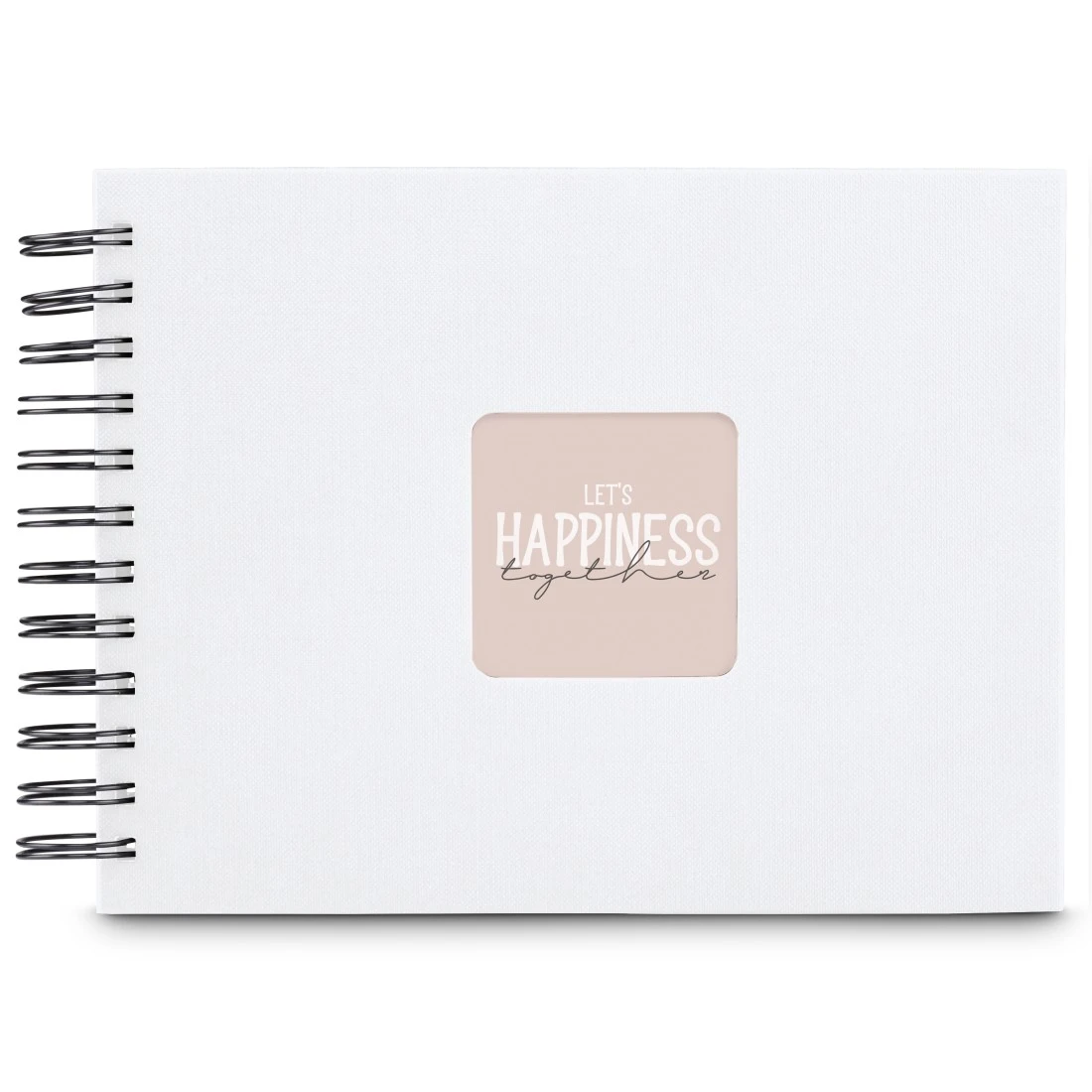 hama Fotoalbum Fine Art neutral 24,0 x 17,0 cm, 50 schwarze Seiten