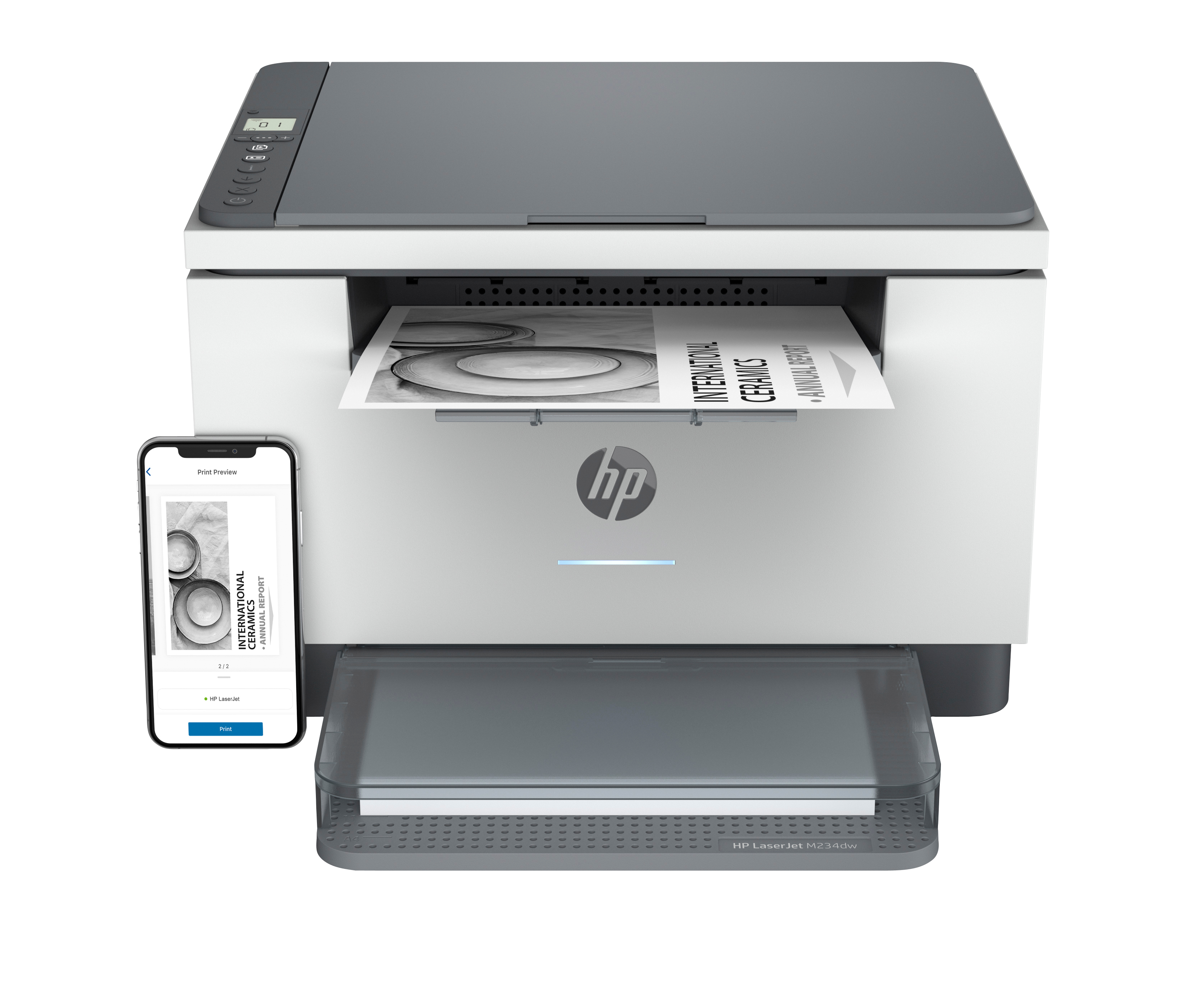 HP LaserJet MFP M234dw 3 in 1 Laser-Multifunktionsdrucker weiß