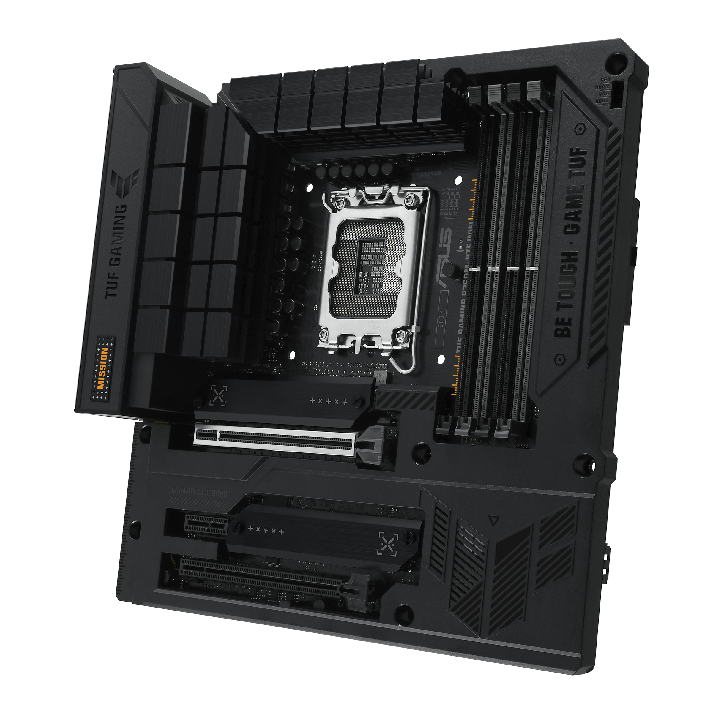 ASUS TUF GAMING B760M-BTF WIFI LGA 1700 4DDR5 microATX 4xSATA MB 1xHDMI 2.1 1xDP 1.4 3xM.2