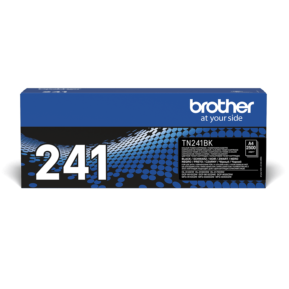 TN-241BK TONER CARTRIDGE BLACK F. HL-3140/3150/3170 F. 2500 P