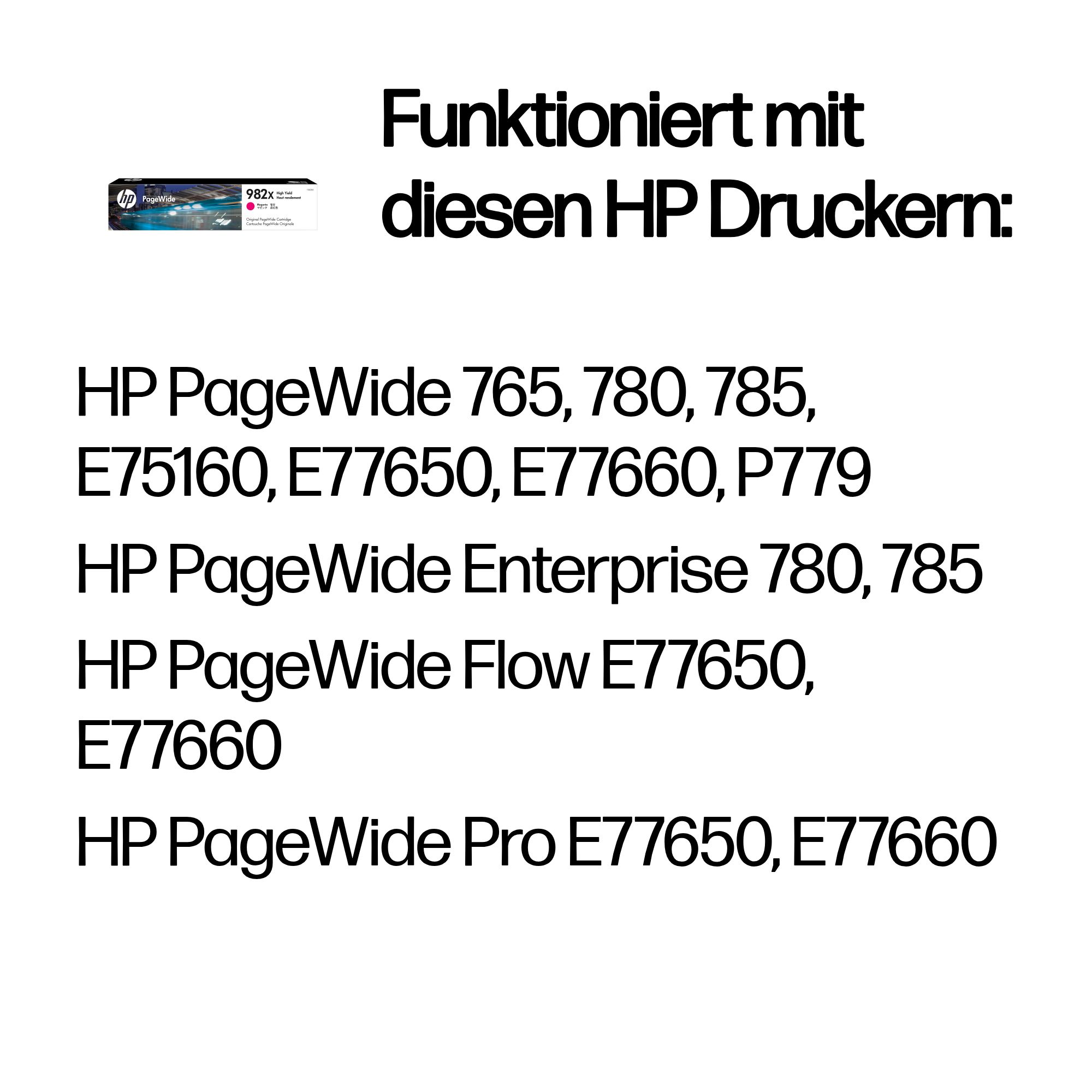 HP 982X(T0B28A) magenta Druckerpatrone