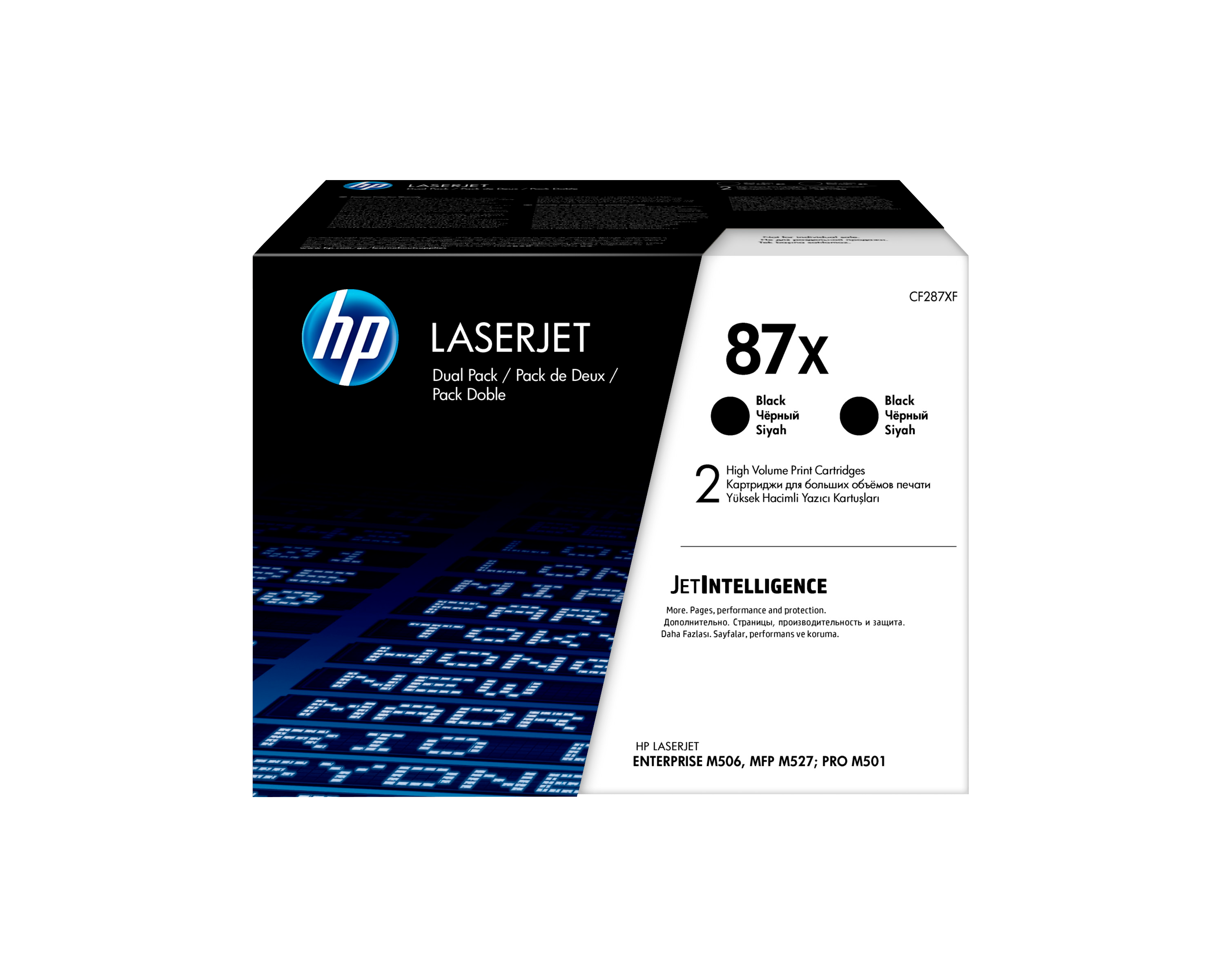 HP 87X (CF287XD) schwarz Tonerkartuschen, 2er-Set