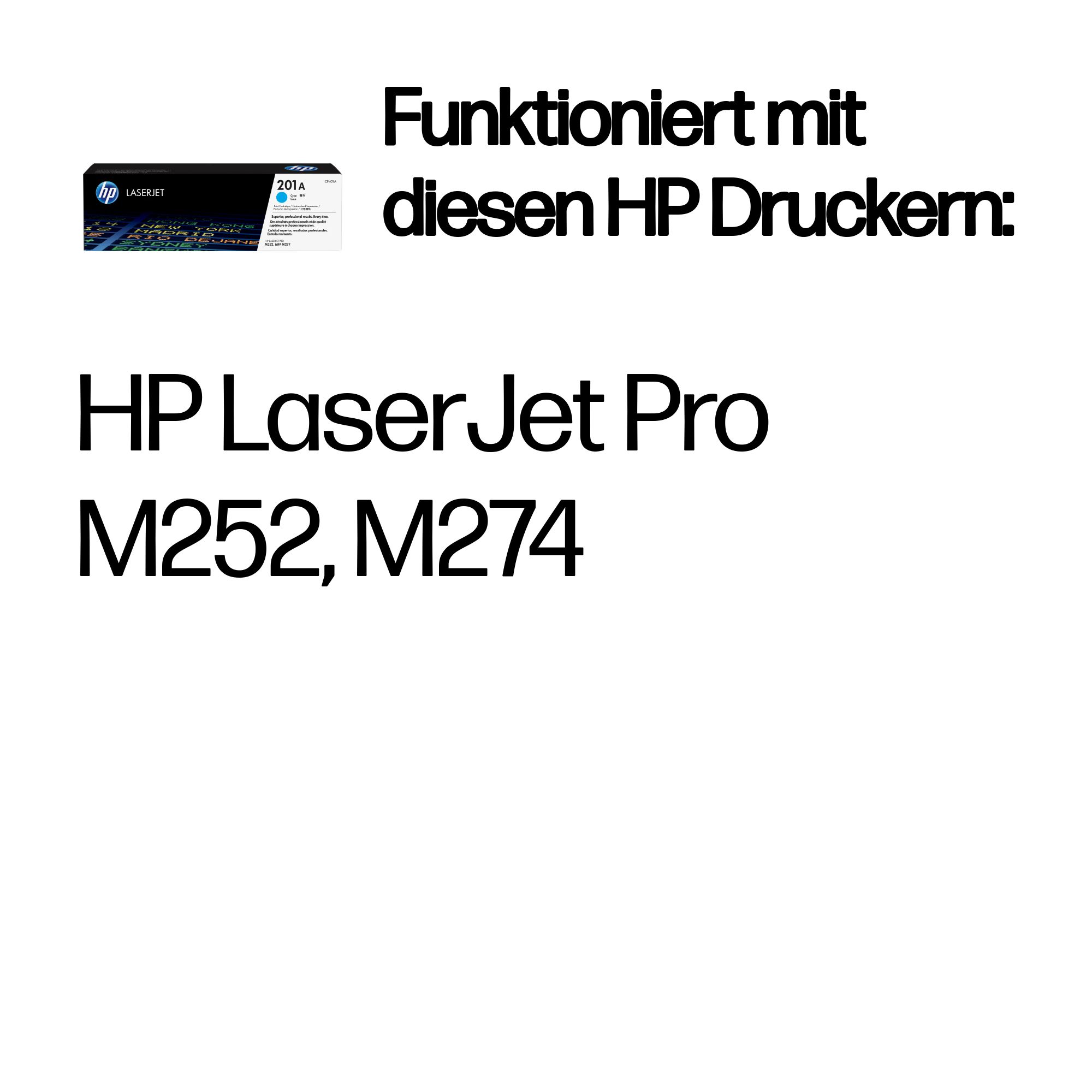 HP 201A (CF401A) cyan Tonerkartusche