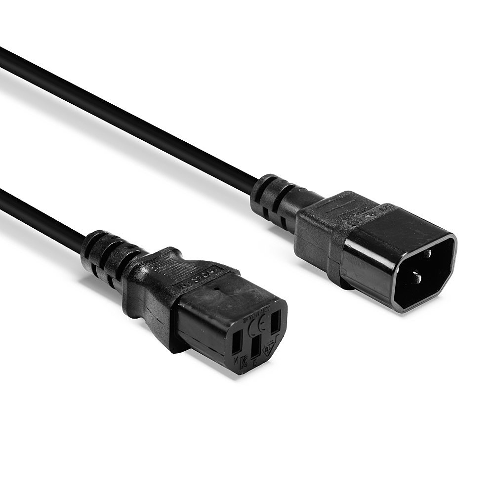 1M NETZVERLNGERUNGSKABEL C14 AN IEC C13