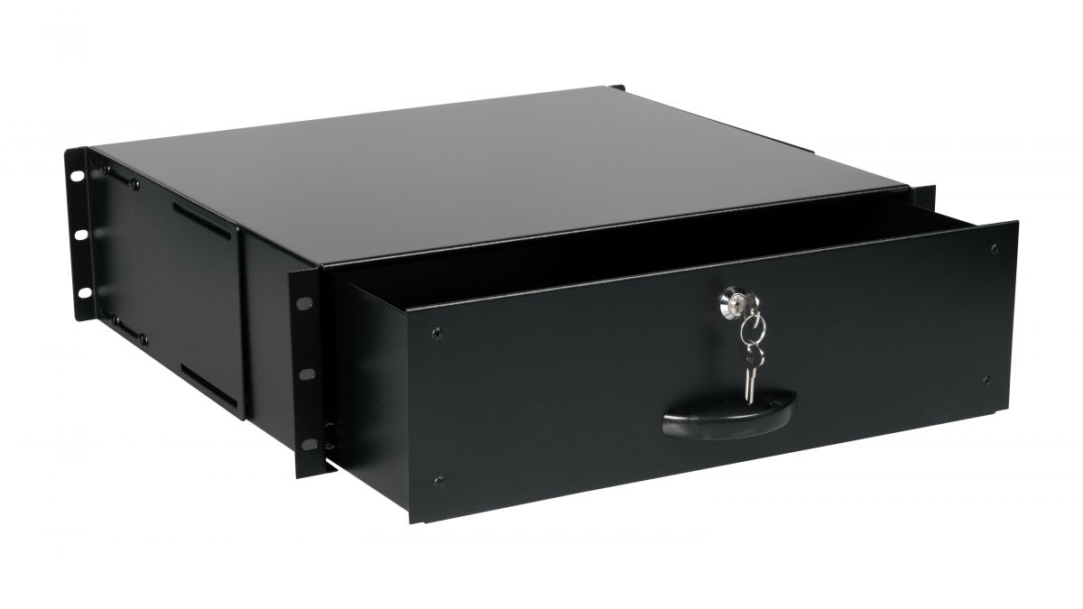 Equip 19 Schublade für Serverschränke abschl. 3U RAL9005