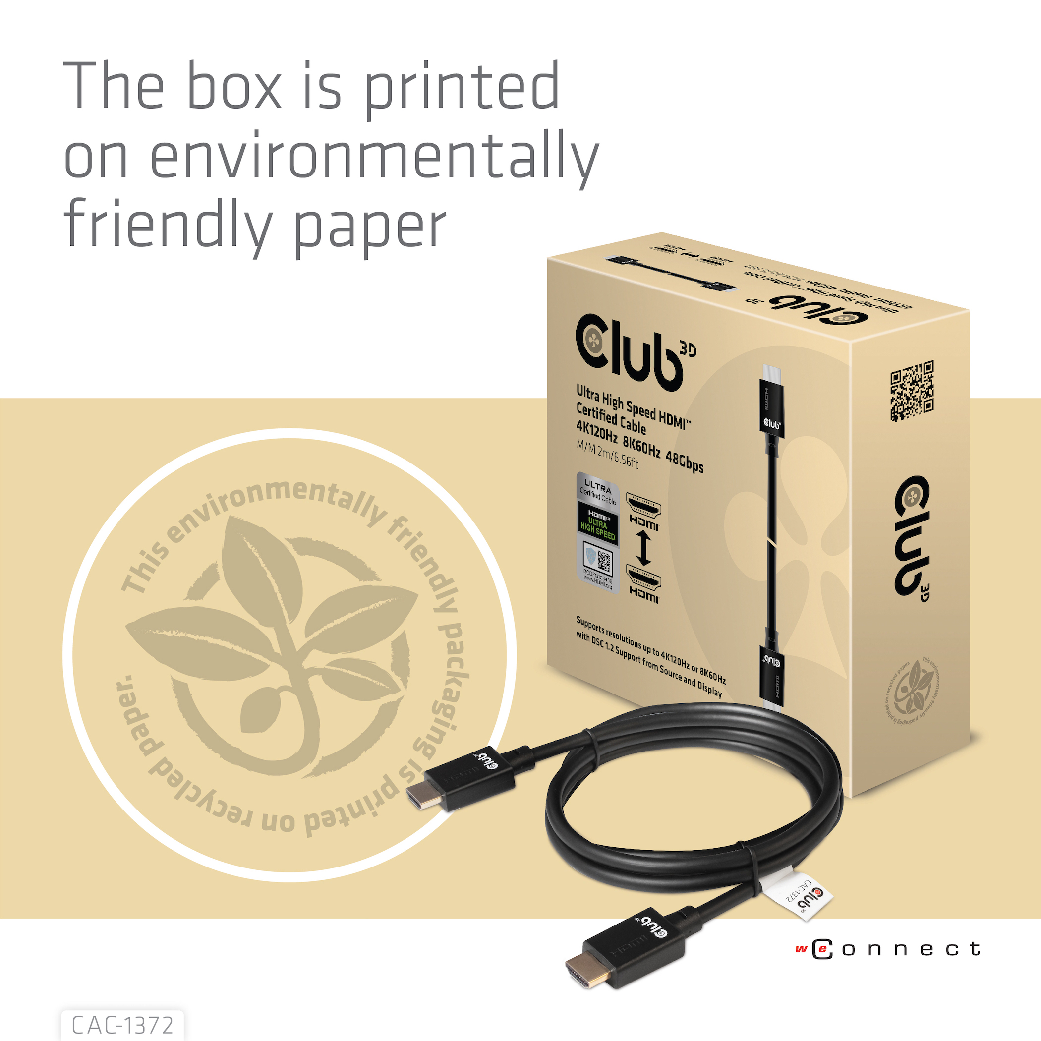 Club3D HDMI-Kabel A -> A 2.1 Ultra High Speed 10K HDR 2m retail
