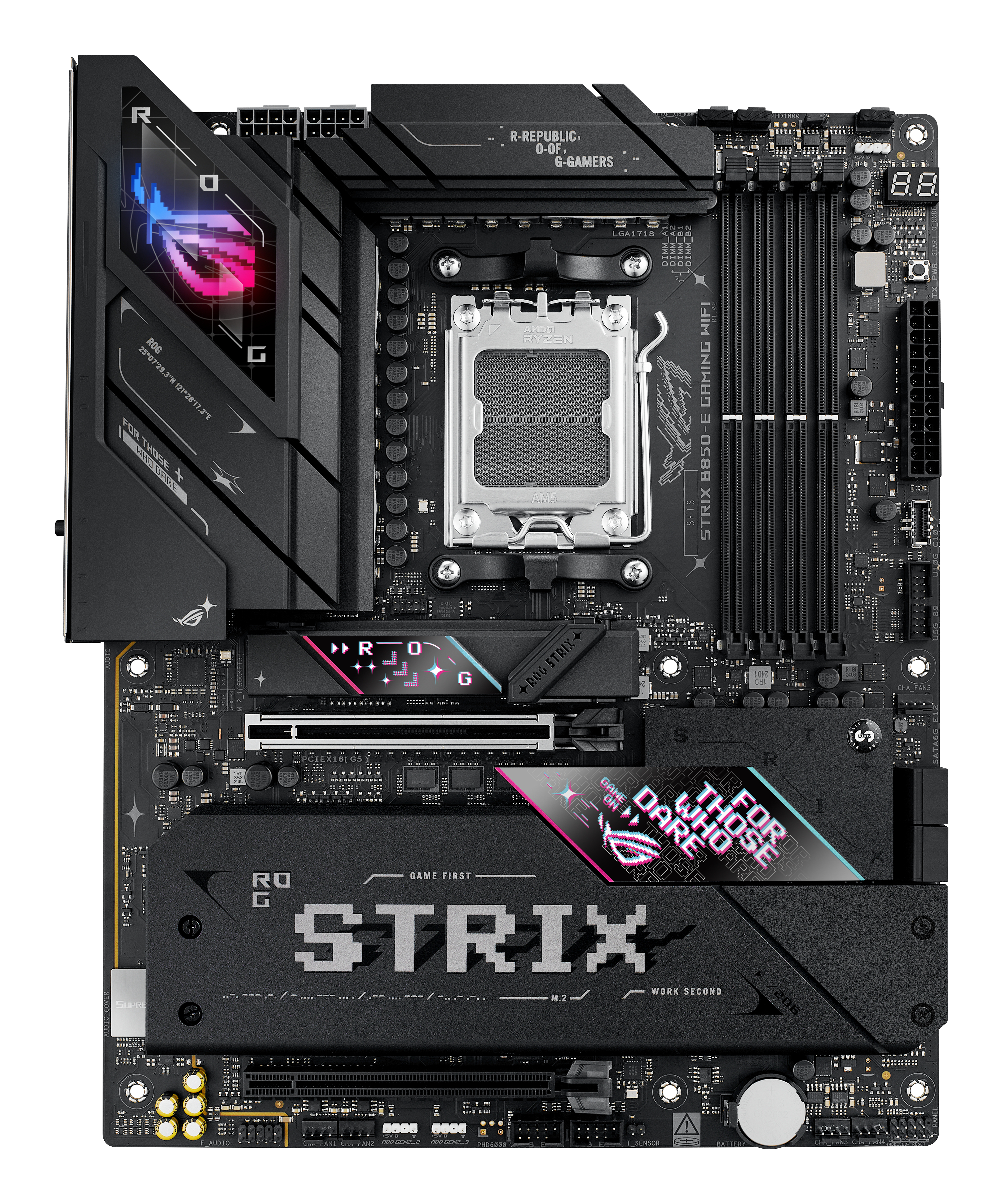 ASUS ROG STRIX B850-E GAMING WIFI AM5 DDR5 ATX MB 1xHDMI 1xDP 5xM.2 4xSATA