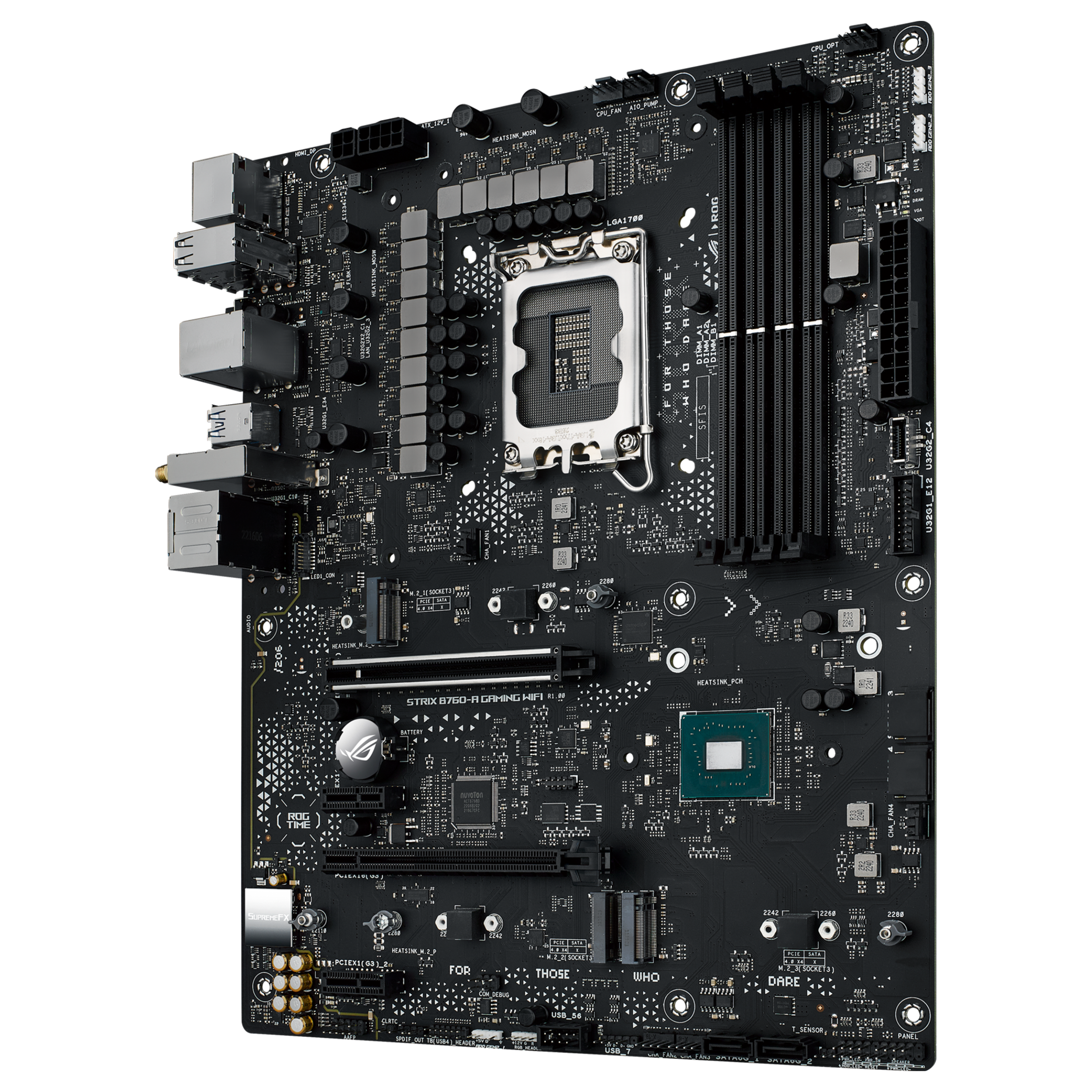 ASUS ROG STRIX B760-A GAMING WIFI LGA 1700 4DDR5 ATX 4xSATA MB 1x PCIe 5.0 x16 3xM.2