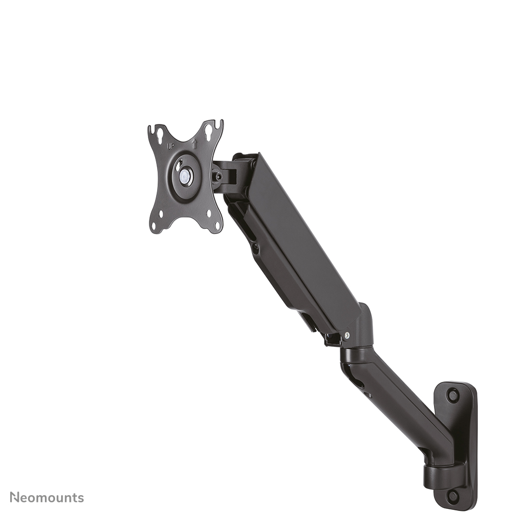NEOMOUNTS wall mounted gas spring monitor arm 3 pivots VESA 100x100