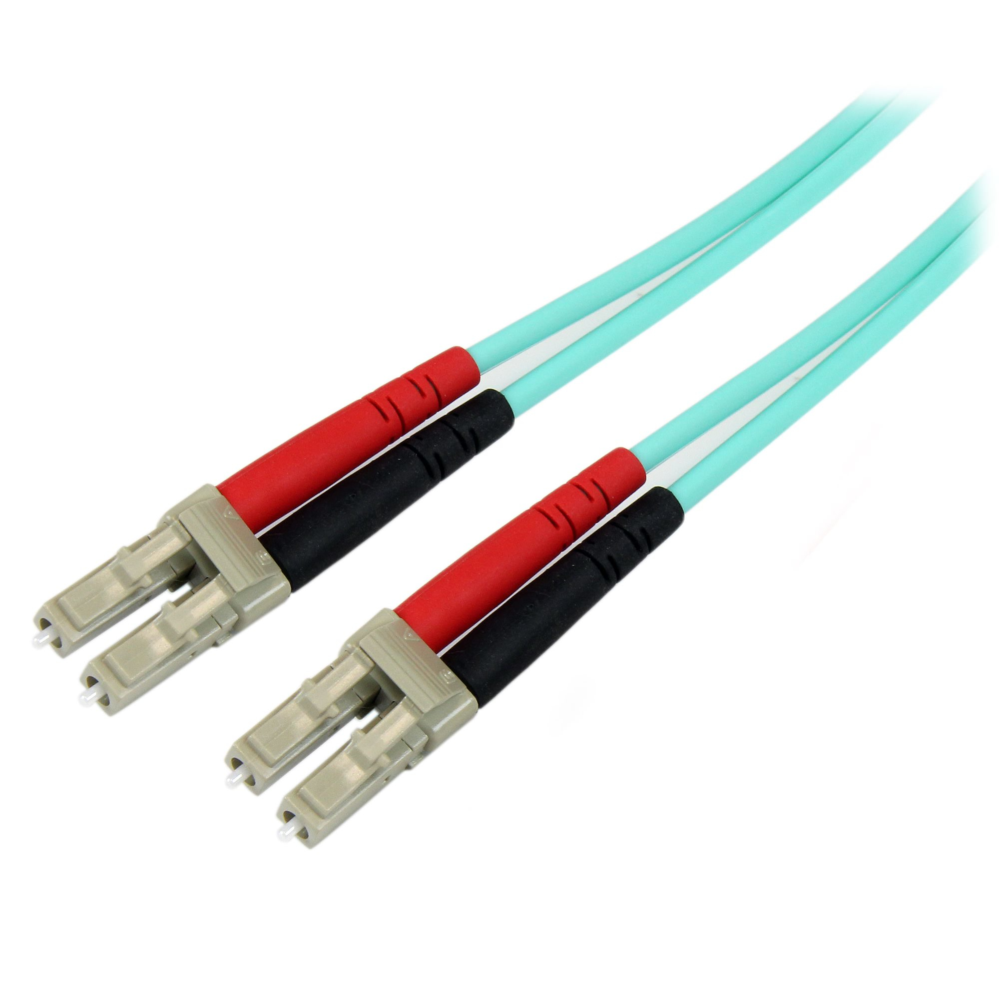10M AQUA FIBER PATCH CABLE .