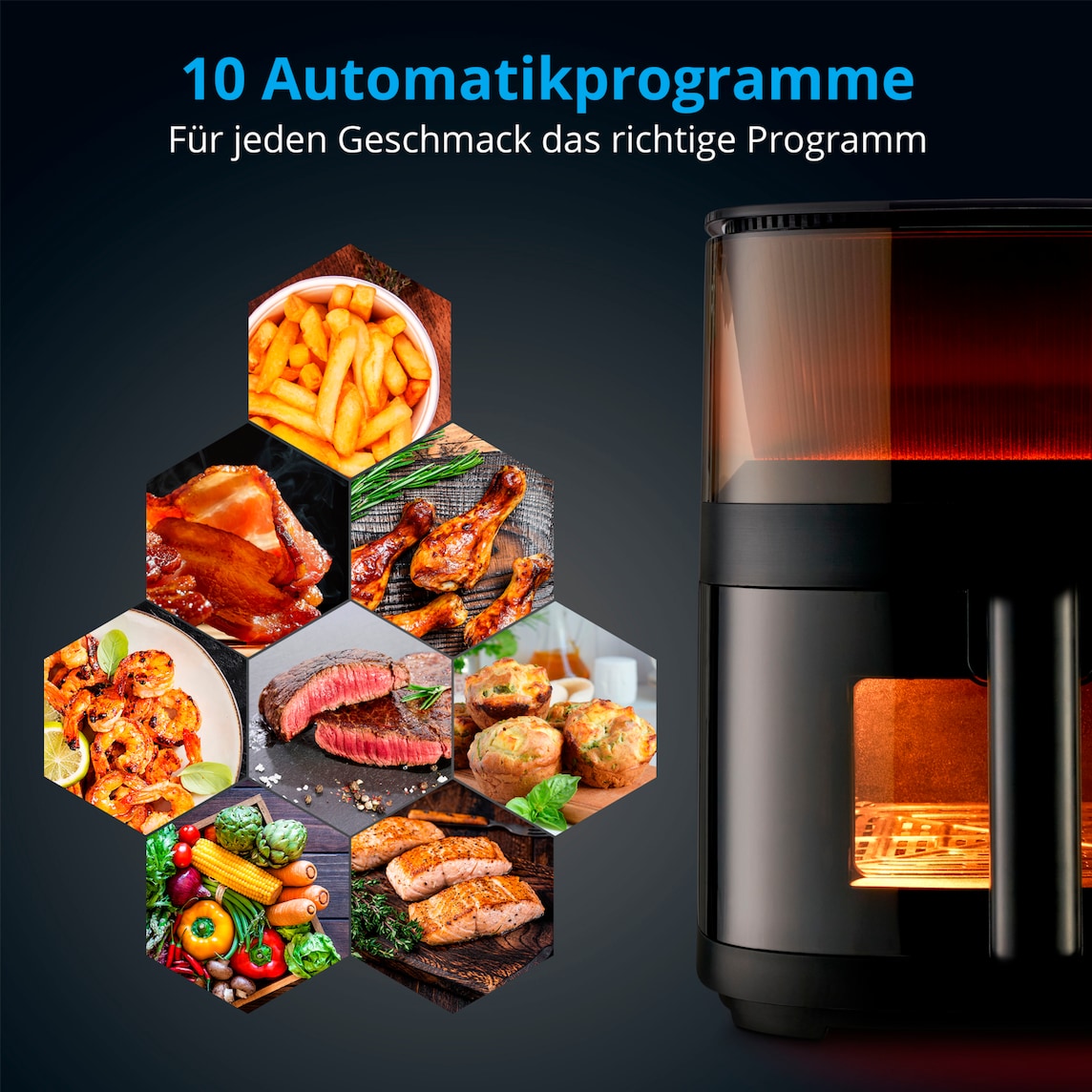 Heißluftfritteuse Life X10 MD11780 XL