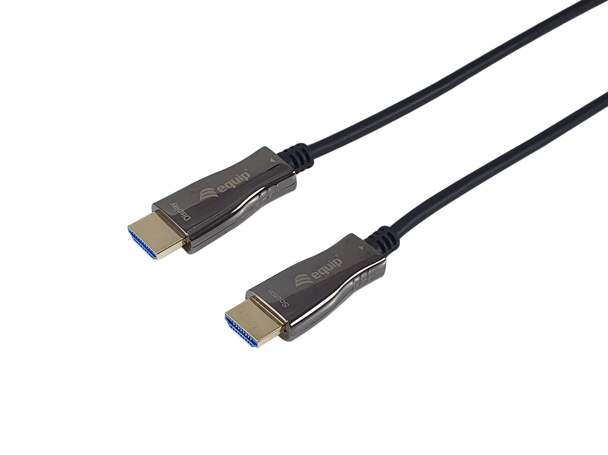 Equip HDMI HS Ethernet 2.0 18Gb AOC 4K/60Hz 100.00m schwarz