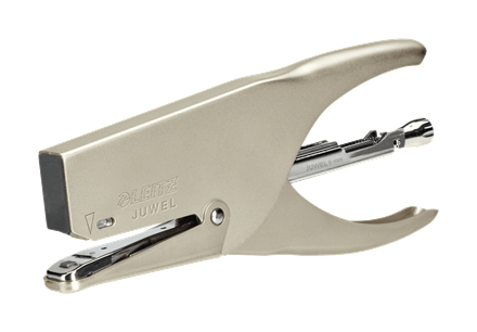 LEITZ Heftzange Juwel 3000 5558 matt vernickelt, 1 St.