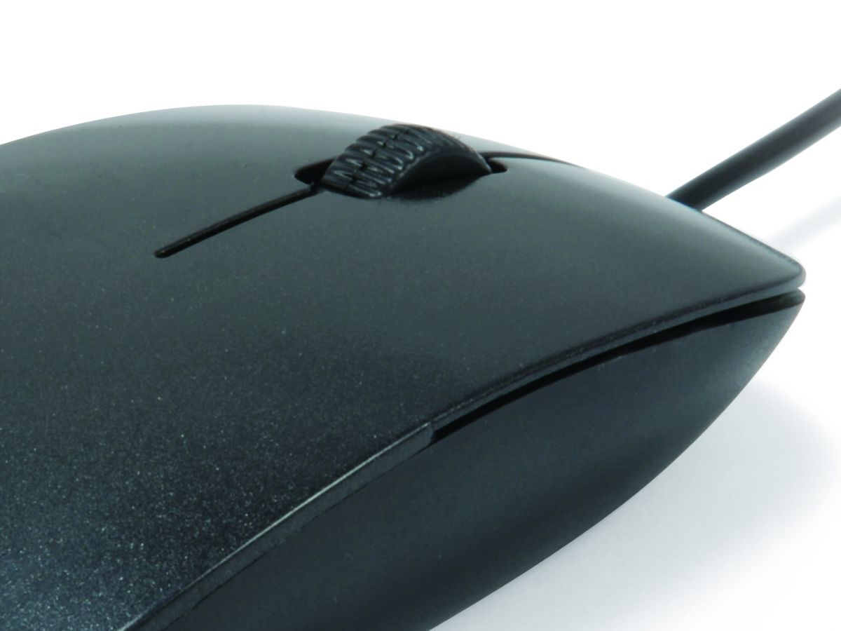 CONCEPTRONIC Optische Maus USB-A/1000DPI/3Tasten L+R schwarz
