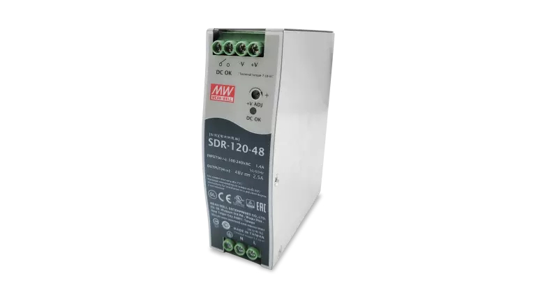 48V 120W SINGLEOUTPUTINDUSTRIAL DIN RAIL POWER SUPPLY