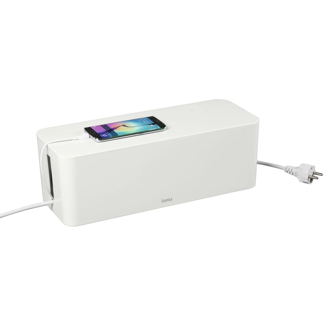 hama Maxi Kabelbox 0,4 m weiß