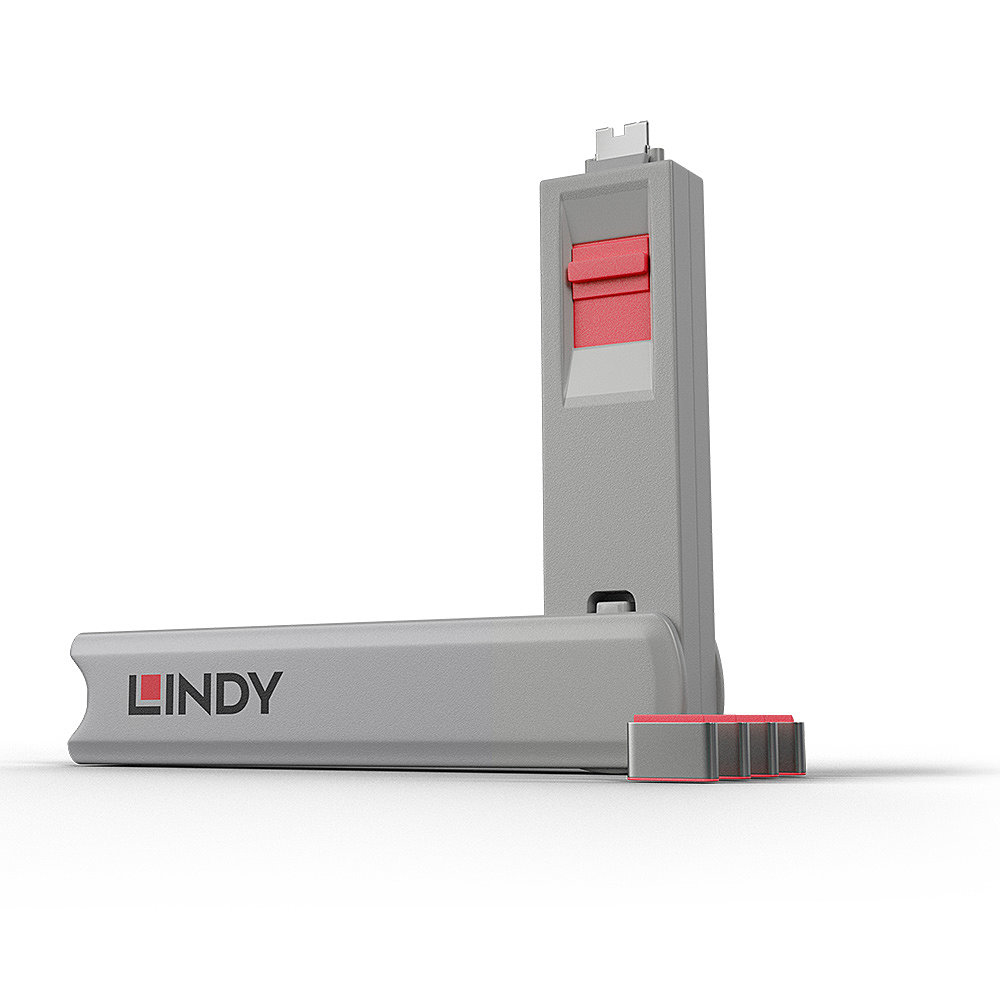 USB Typ C Port Schlüssel mit 4 Schlössern, Schloss