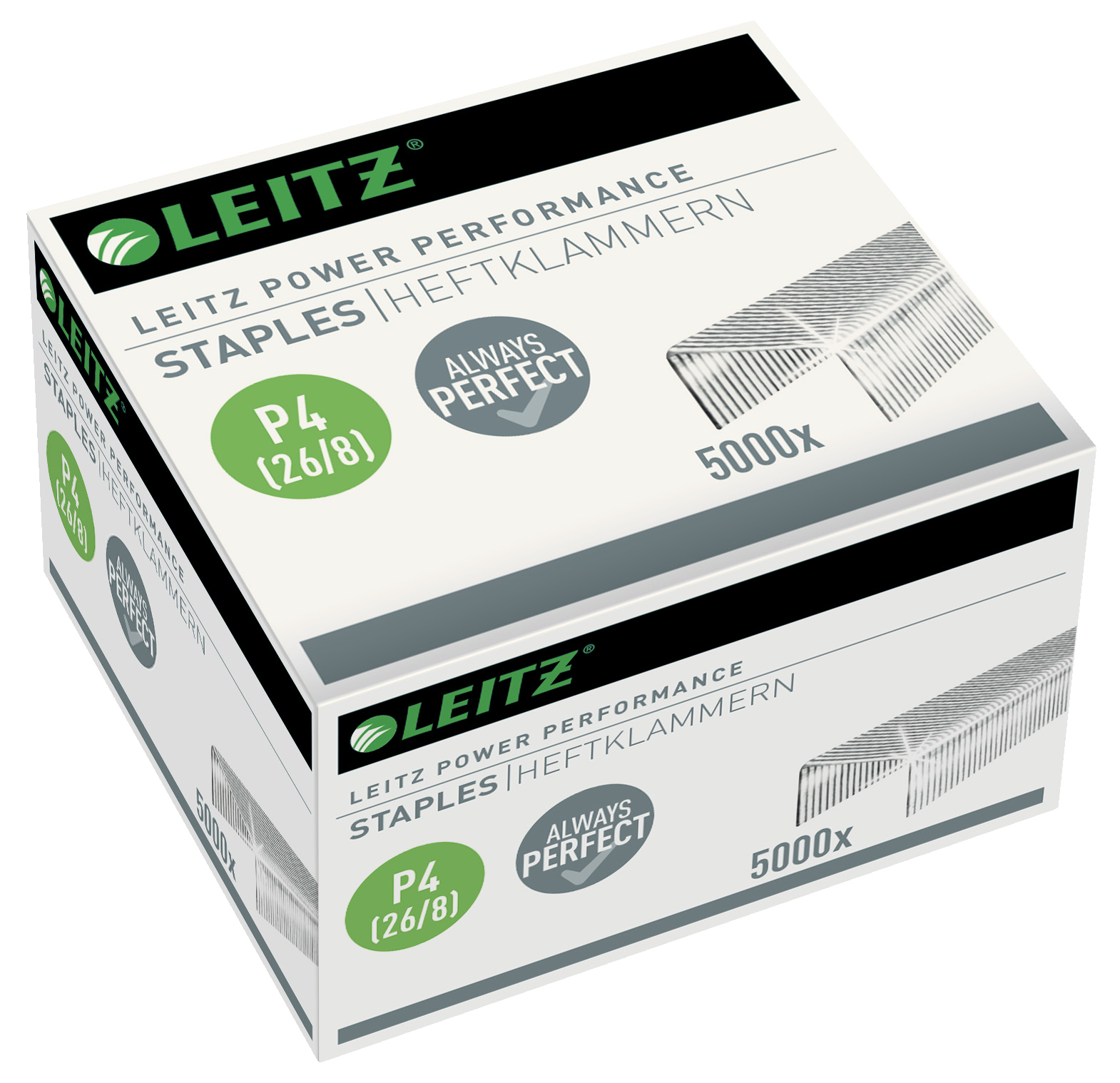 LEITZ Heftklammern 5559 26/8, 5.000 St.