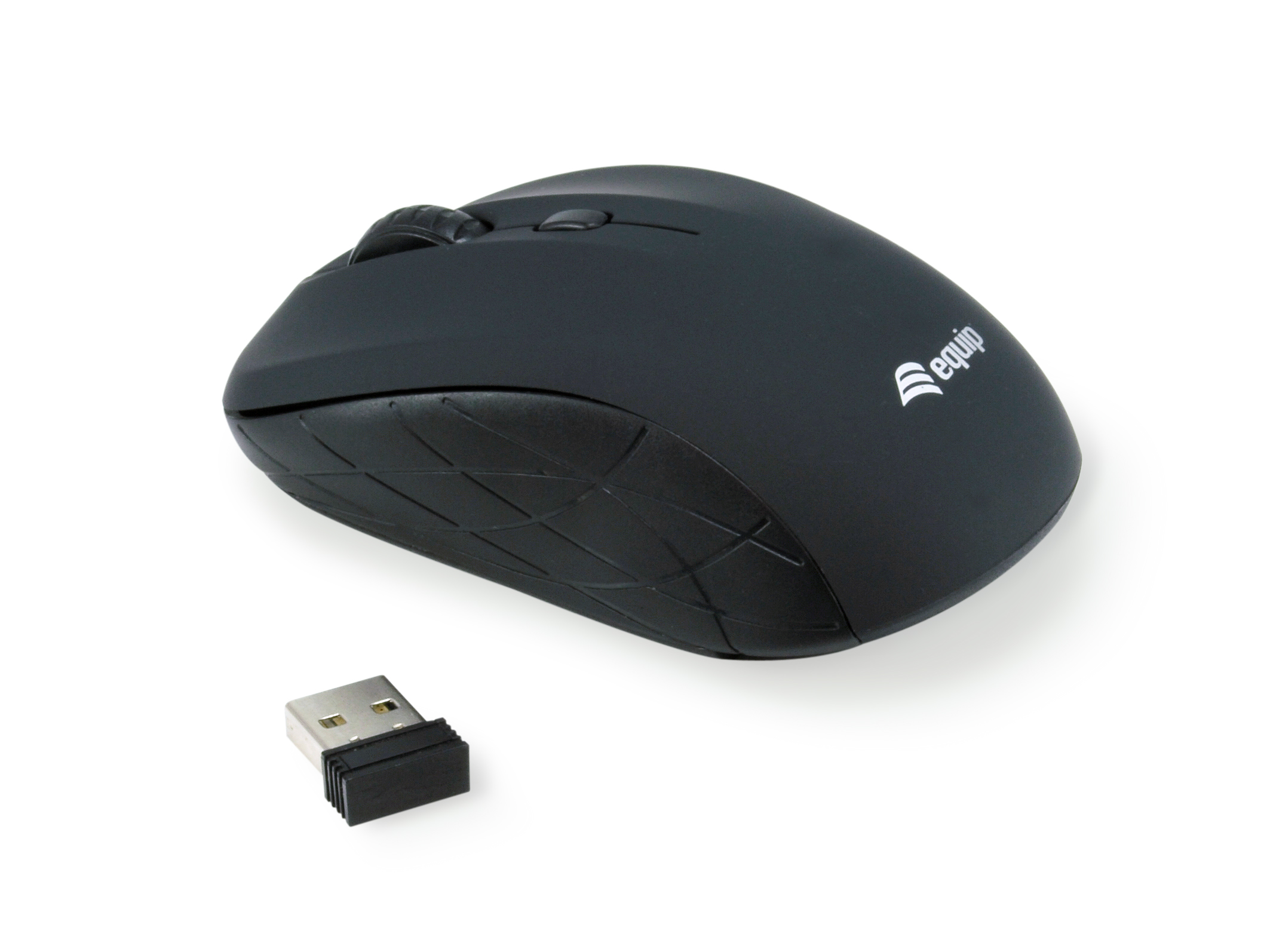 Equip Reisemaus Wireless USB-A L+R schwarz
