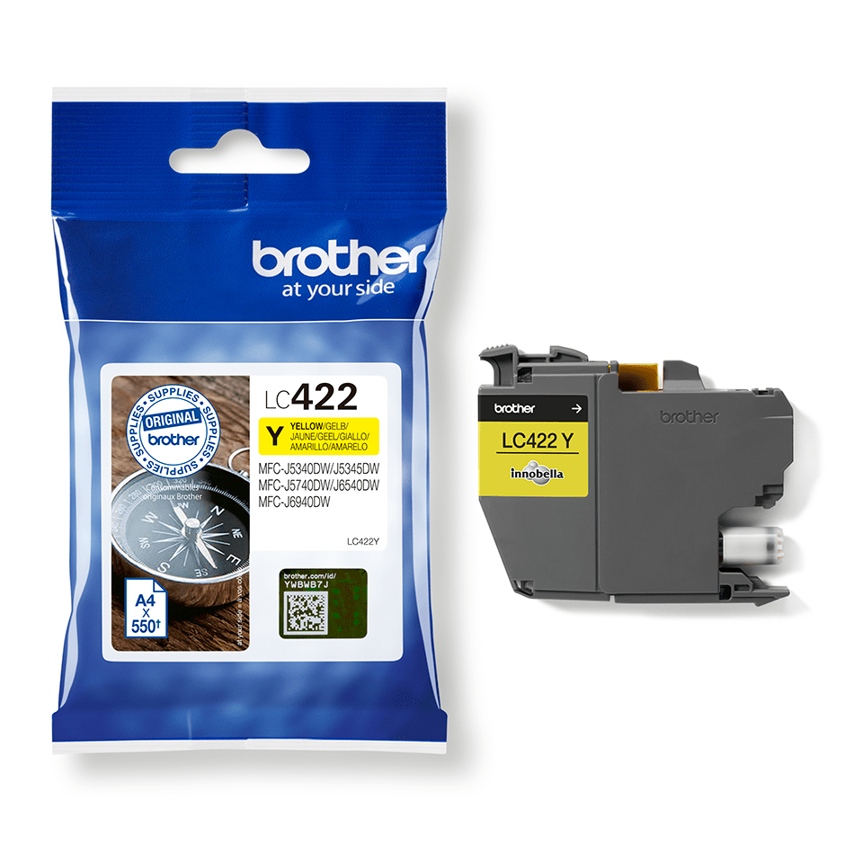 LC-422Y INK YELLOW F. MFC-J5340/5345/5740/6540/6940DW