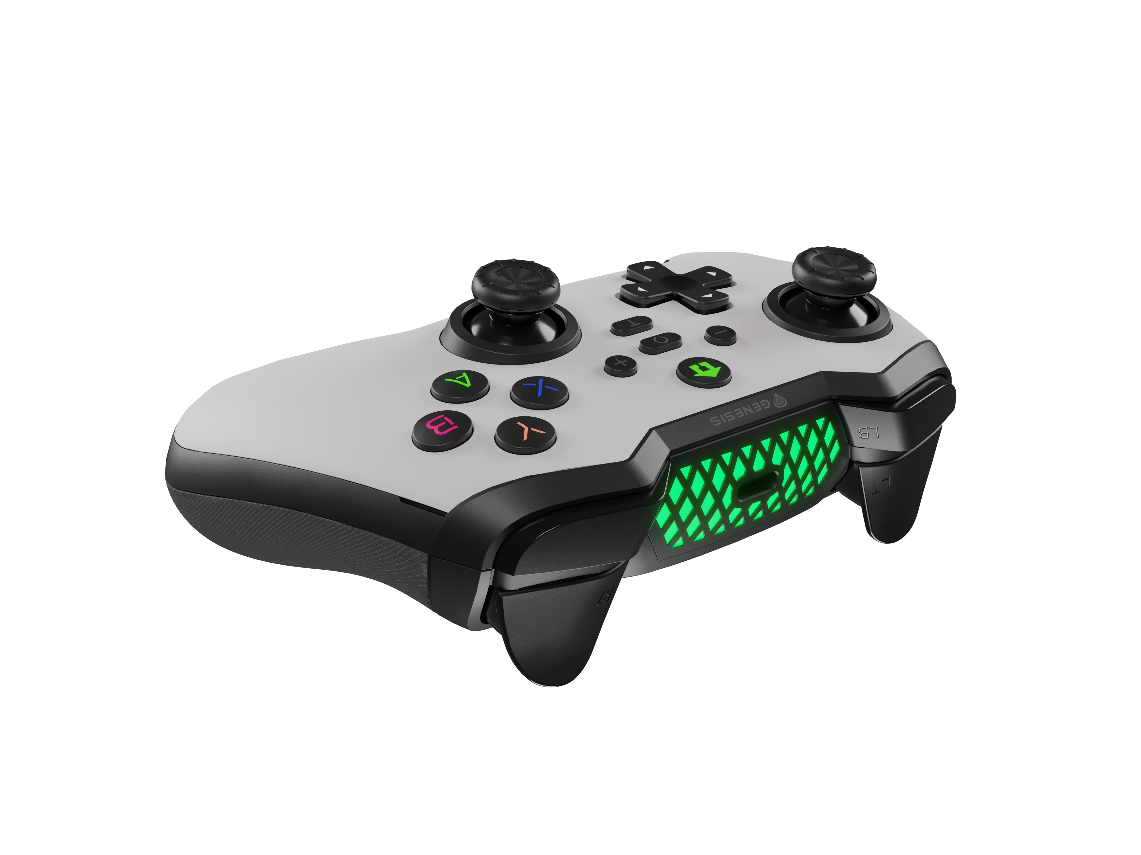 Genesis Gamepad MANGAN 400 kabellos weiß/schwarz (PC/Switch)