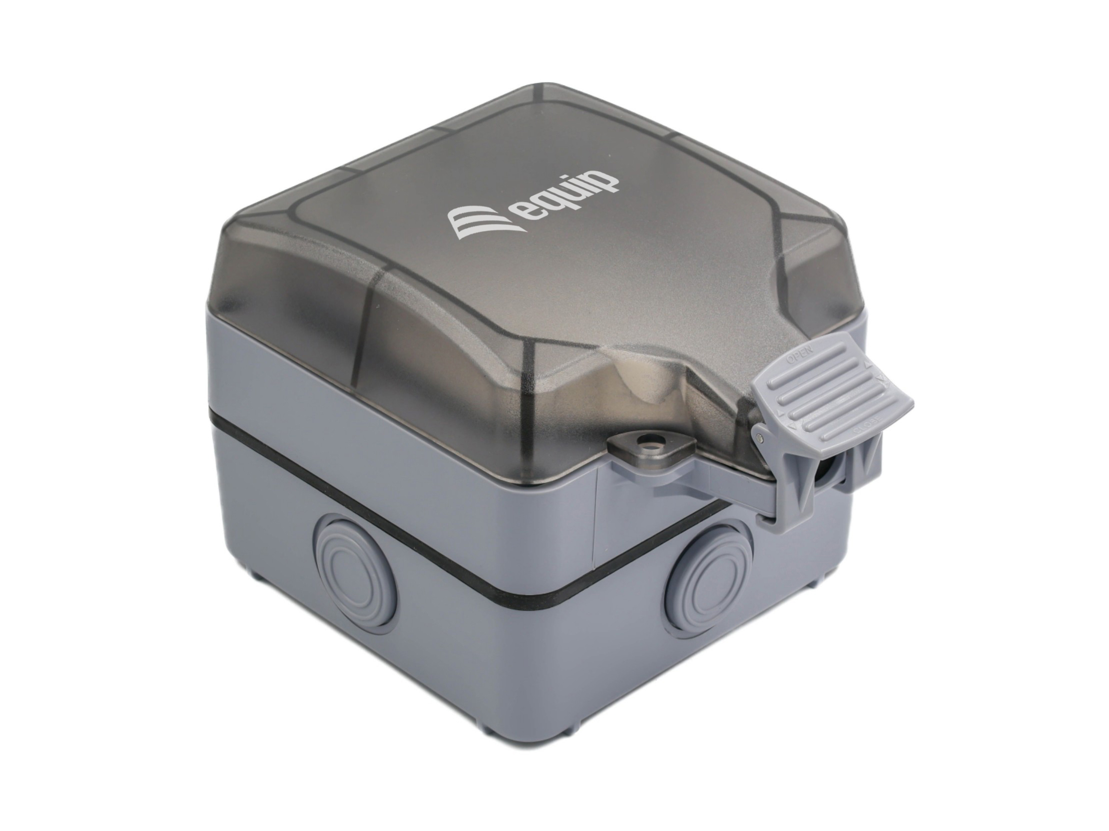 Equip Aufputzdose 1-Port Keystone ungeschirmt outdoor grau