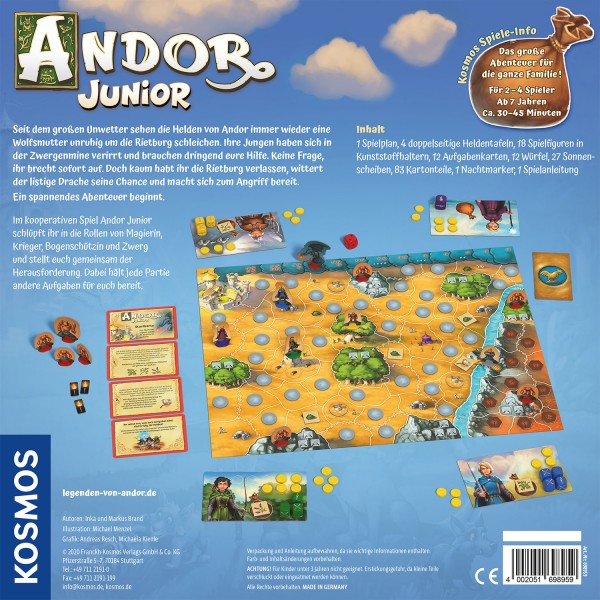 Andor Junior, Brettspiel