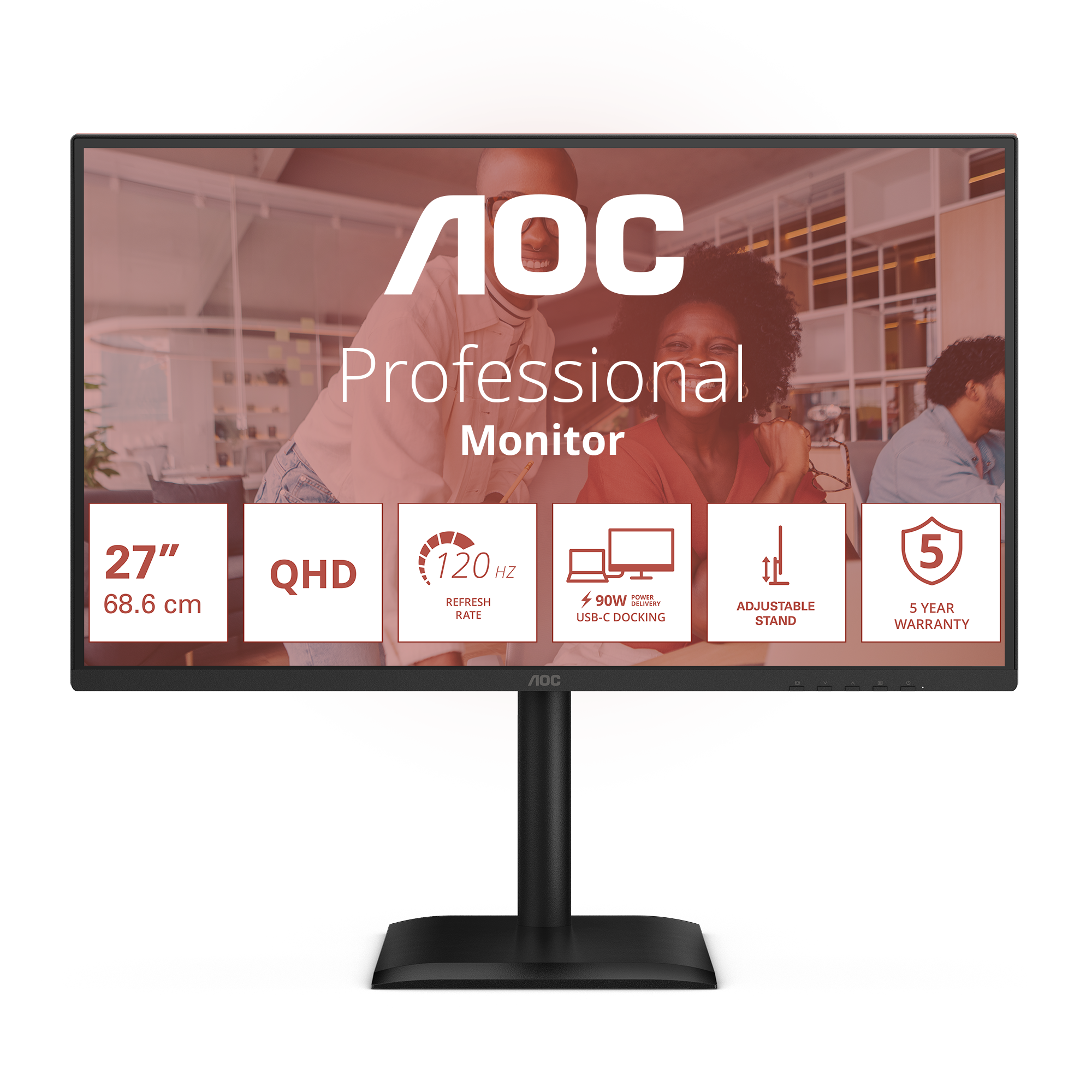 AOC Q27E4CV - 27IN IPS 2560X144 120HZ 2560X1440 4 MS