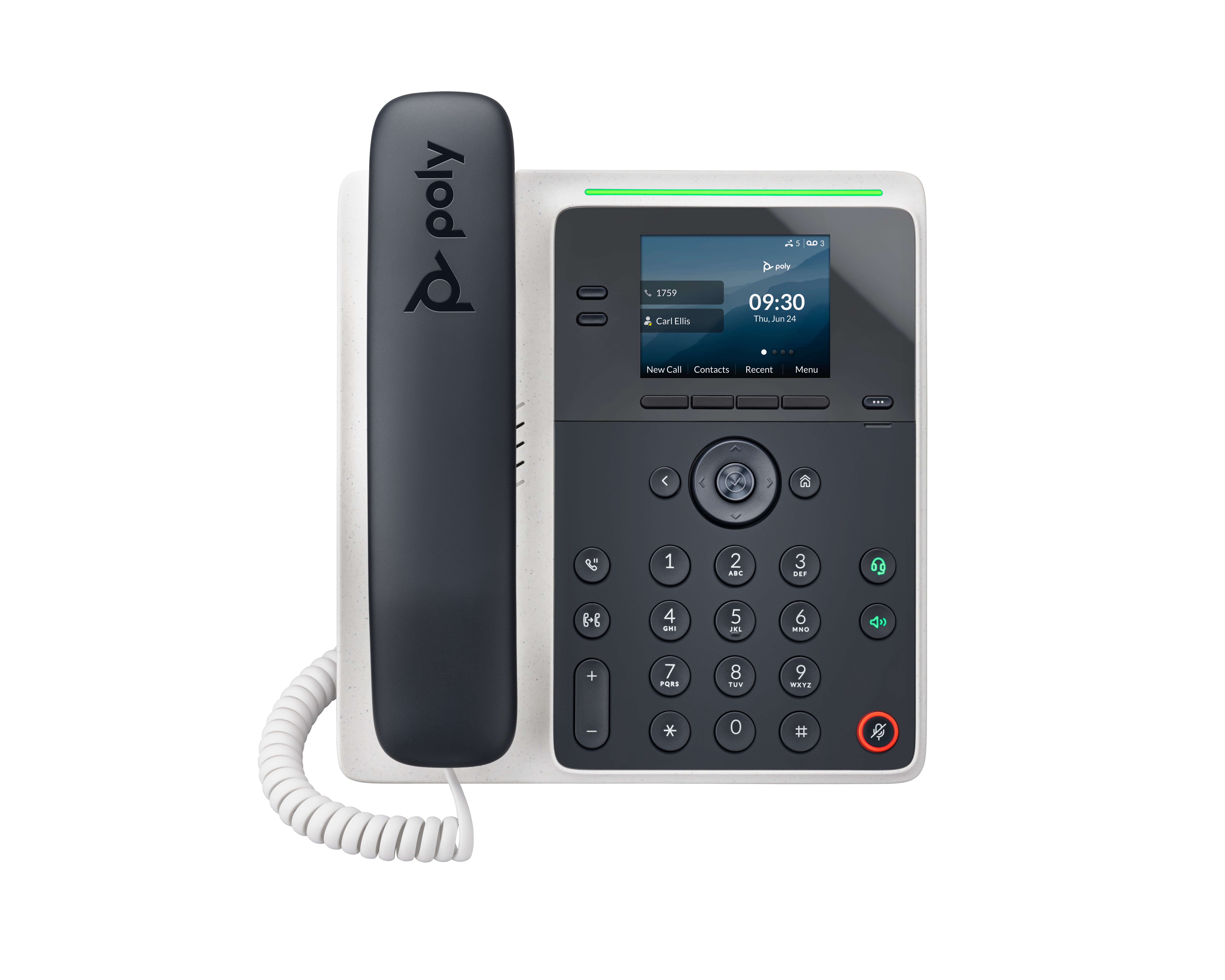 HP Poly Edge E100 IP Phone and PoE-enabled