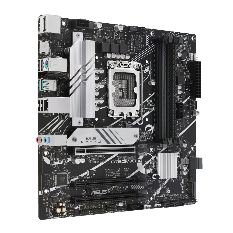 ASUS PRIME B760M-A D4-CSM LGA1700 4xDDR4 microATX 4xSATA MB DP 1.4 2xHDMI 2.1