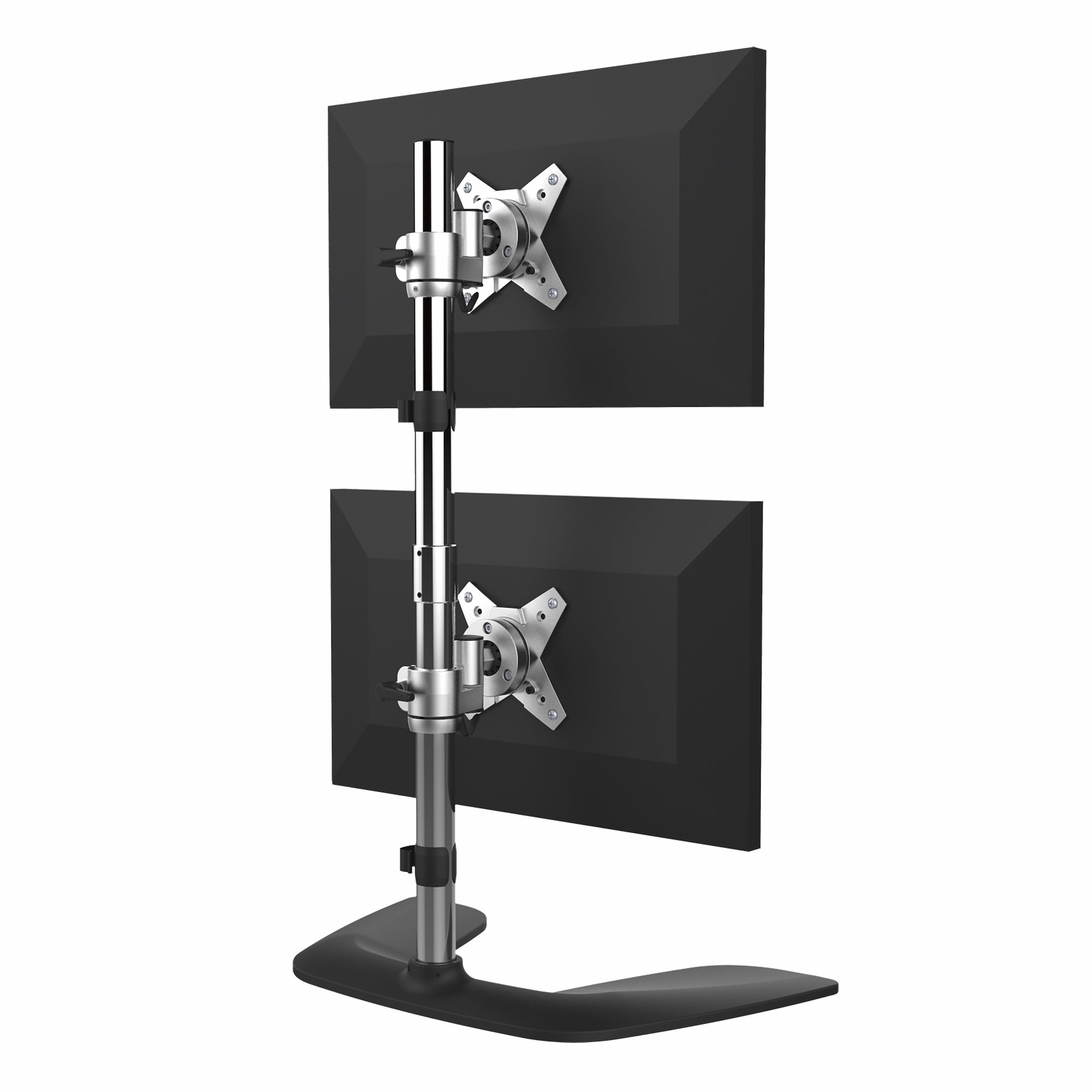 VERTICAL DUAL MONITOR STAND .