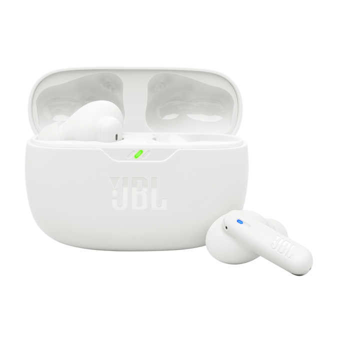 JBL Wave Beam 2 Kabellose Bluetooth-In-Ear-Kopfhörer mit Noise-Cancelling, Weiß