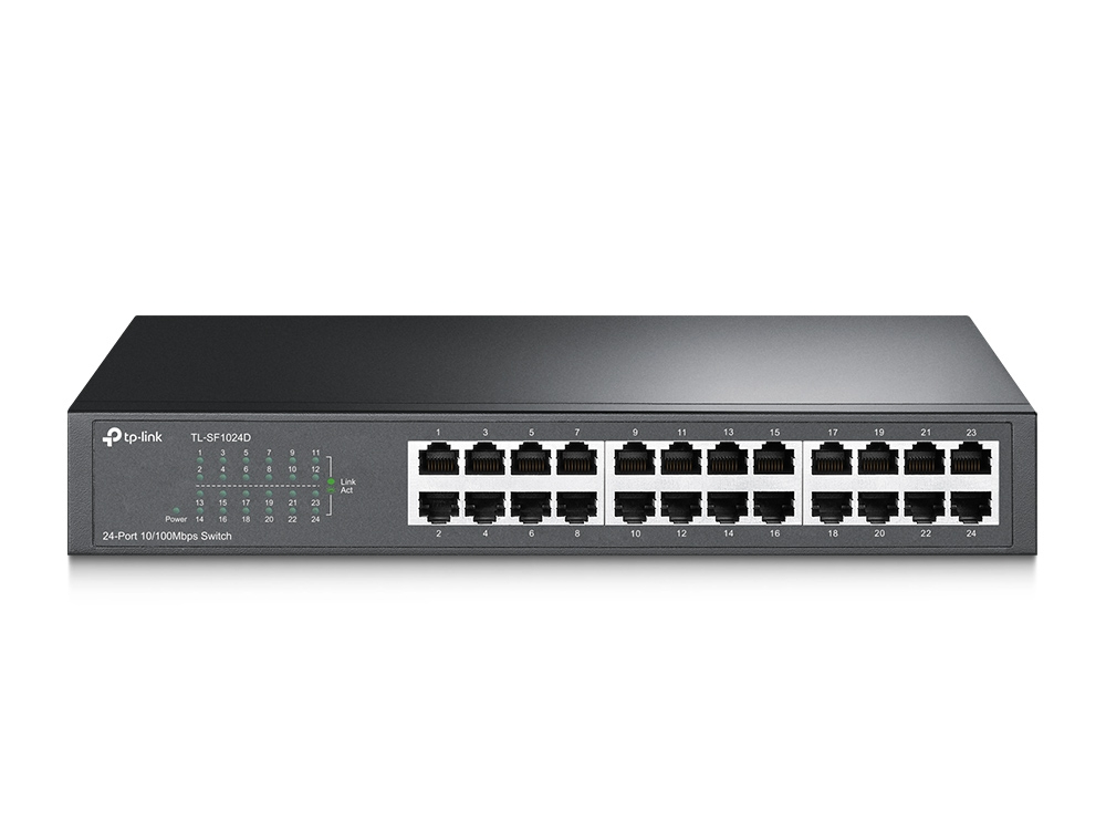 TL-SF1024D V2 24PORT-10/100MBPS SWITCH 24 10/100MBPS-RJ45-PORTS