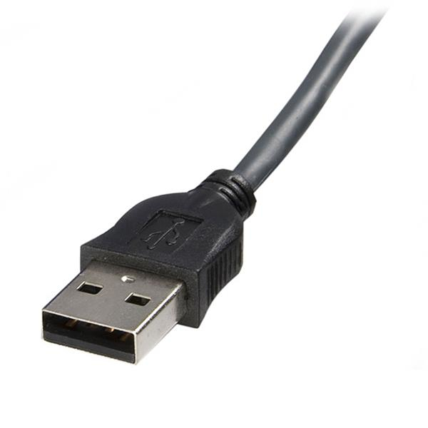 6 FT USB VGA 2-IN-1 KVM CABLE .