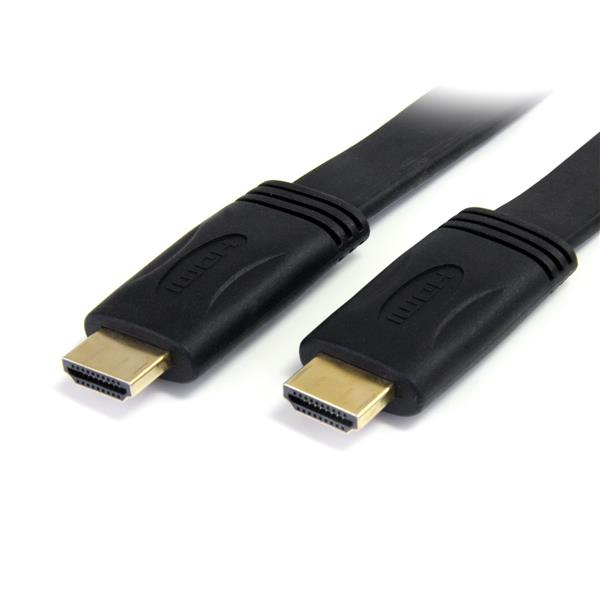 STARTECH.COM Flaches High-Speed-HDMI-Kabel mit Ethernet 5m - Ultra HD 4k x 2k HDMI Kabel mit vergoldeten Kontakten - HDMI Videok