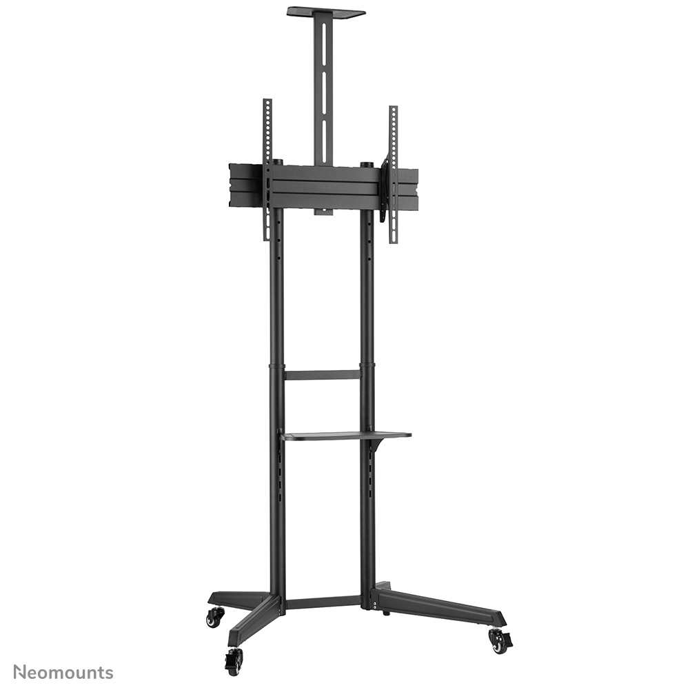 NEOMOUNTS Mobile Floor Stand incl. AV- and cam shelf height adjustable 128,5-145cm
